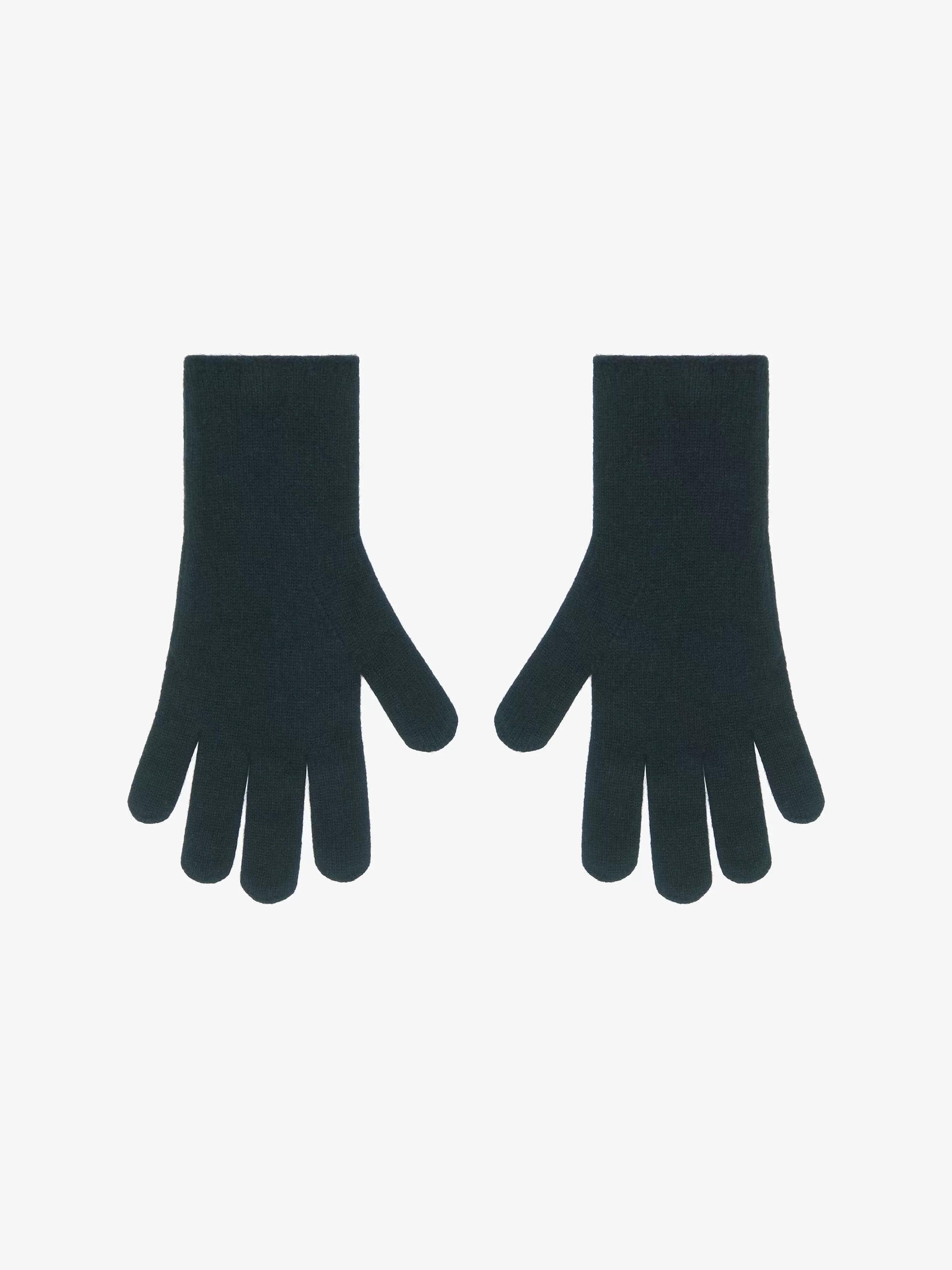 Givenchy Autres Accessoires>Gants En Cachemire Foret Verte