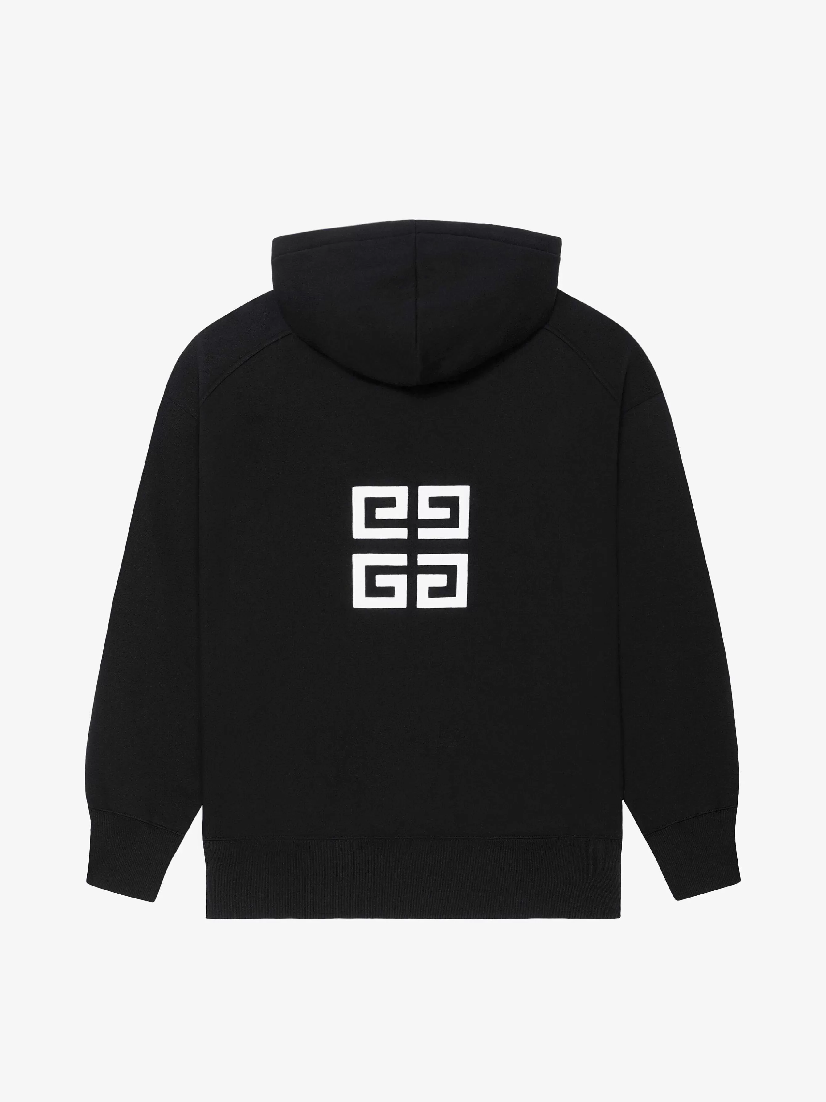 Givenchy Sweats Et Sweats A Capuche> 4G - Sweat A Capuche Ajuste En Polaire Noir