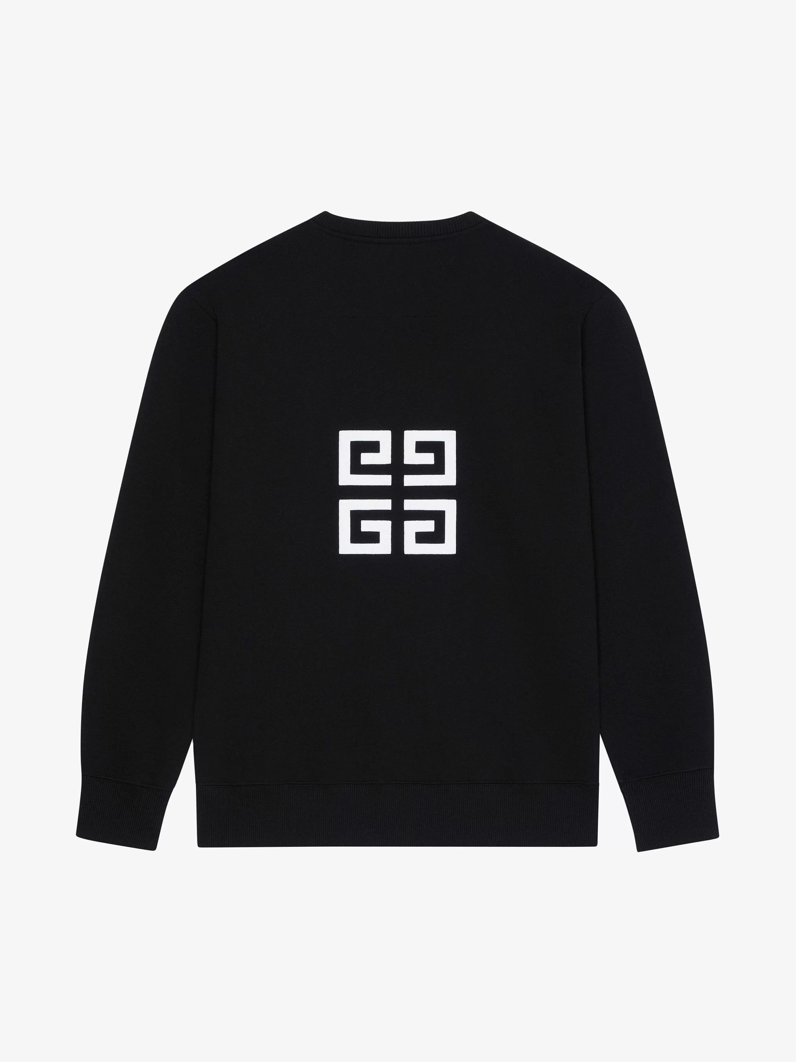 Givenchy Sweats Et Sweats A Capuche> 4G - Sweat-Shirt Slim En Polaire Noir