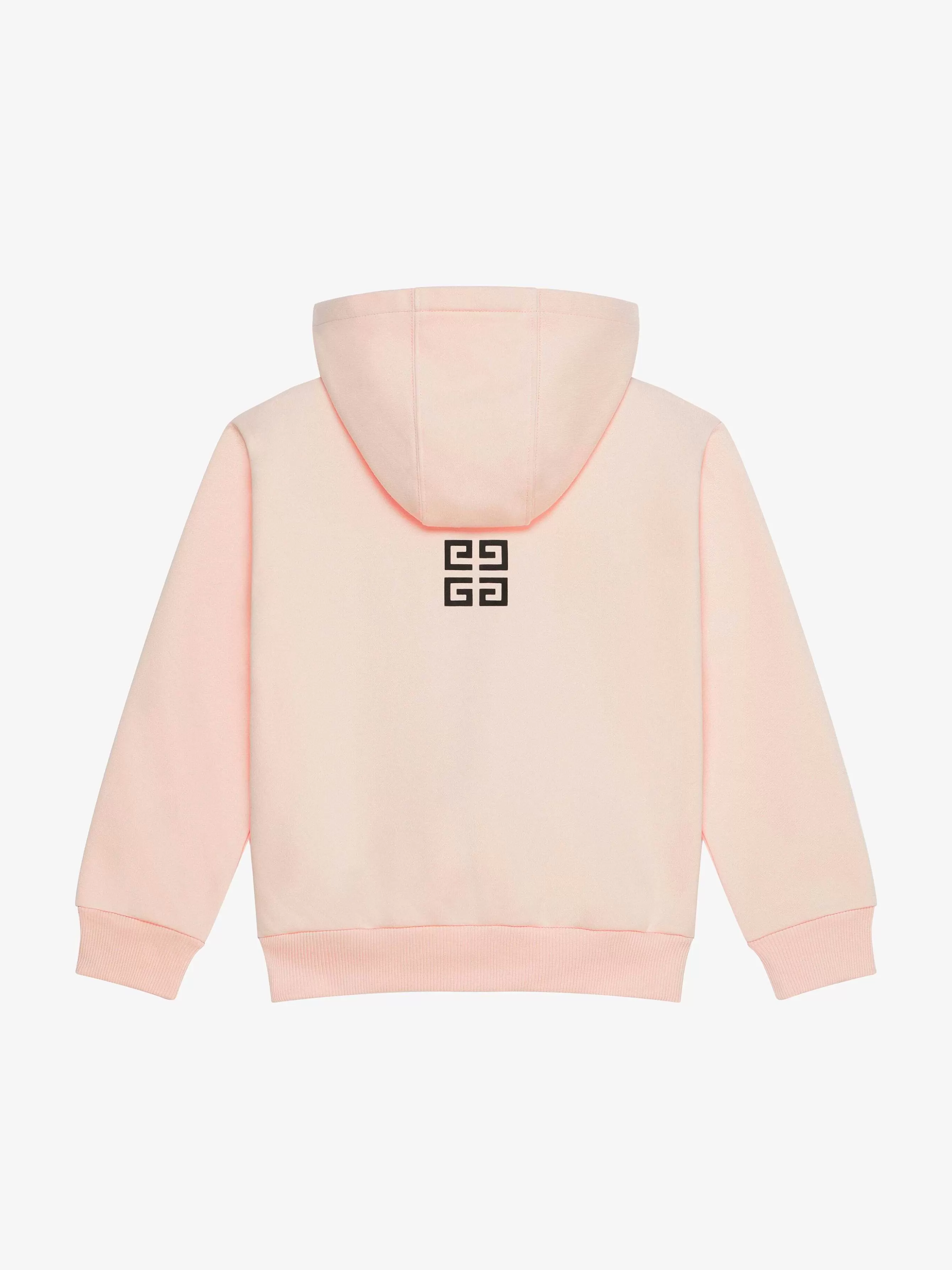 Givenchy Fille (4 À 12 Ans)> 4G Cardigan A Capuche En Polaire Rose Clair