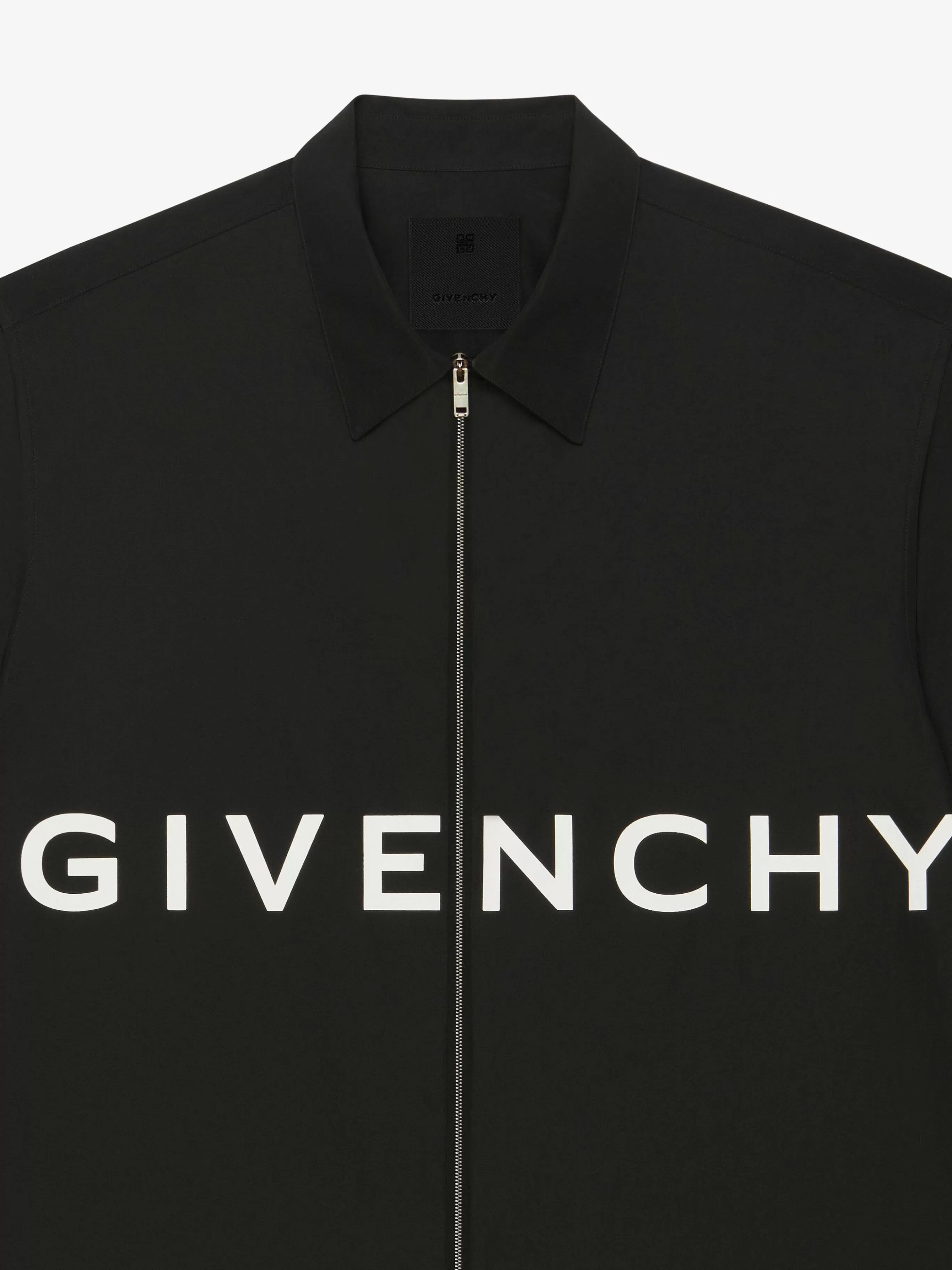 Givenchy Chemises> Chemise Coupe Boxy En Popeline Noir