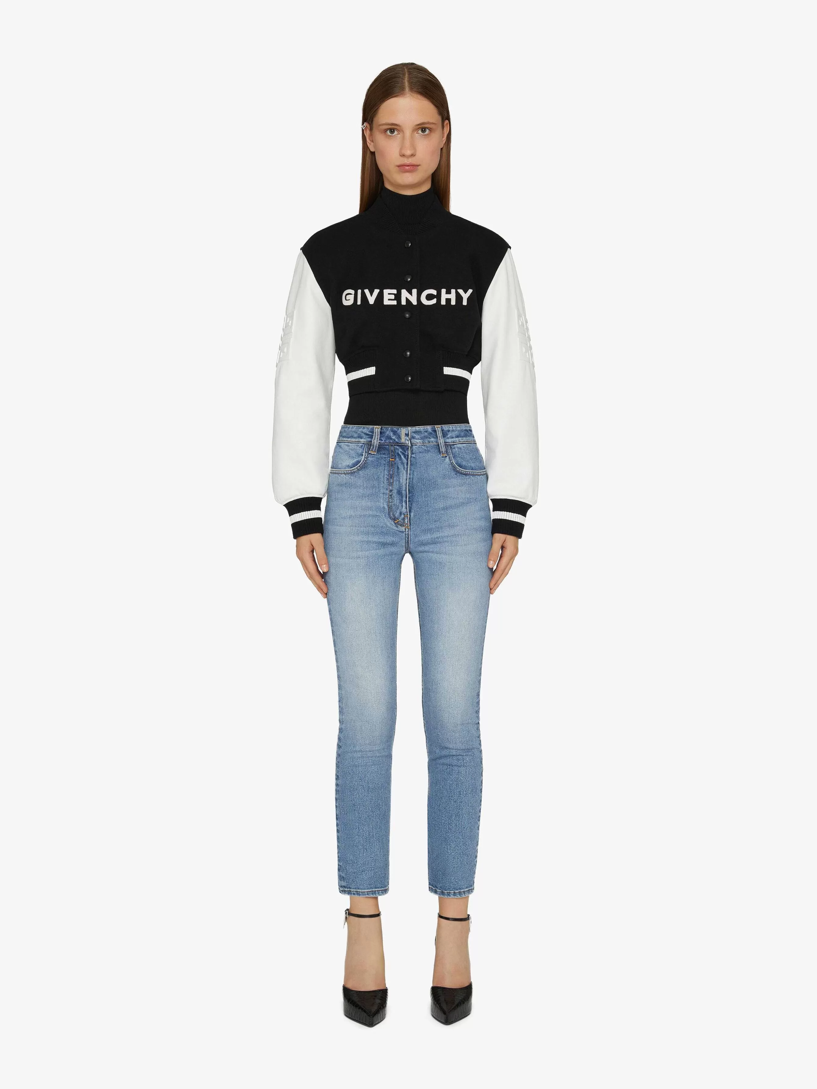 Givenchy Pantalon>Jean Coupe Slim En Denim Bleu Clair