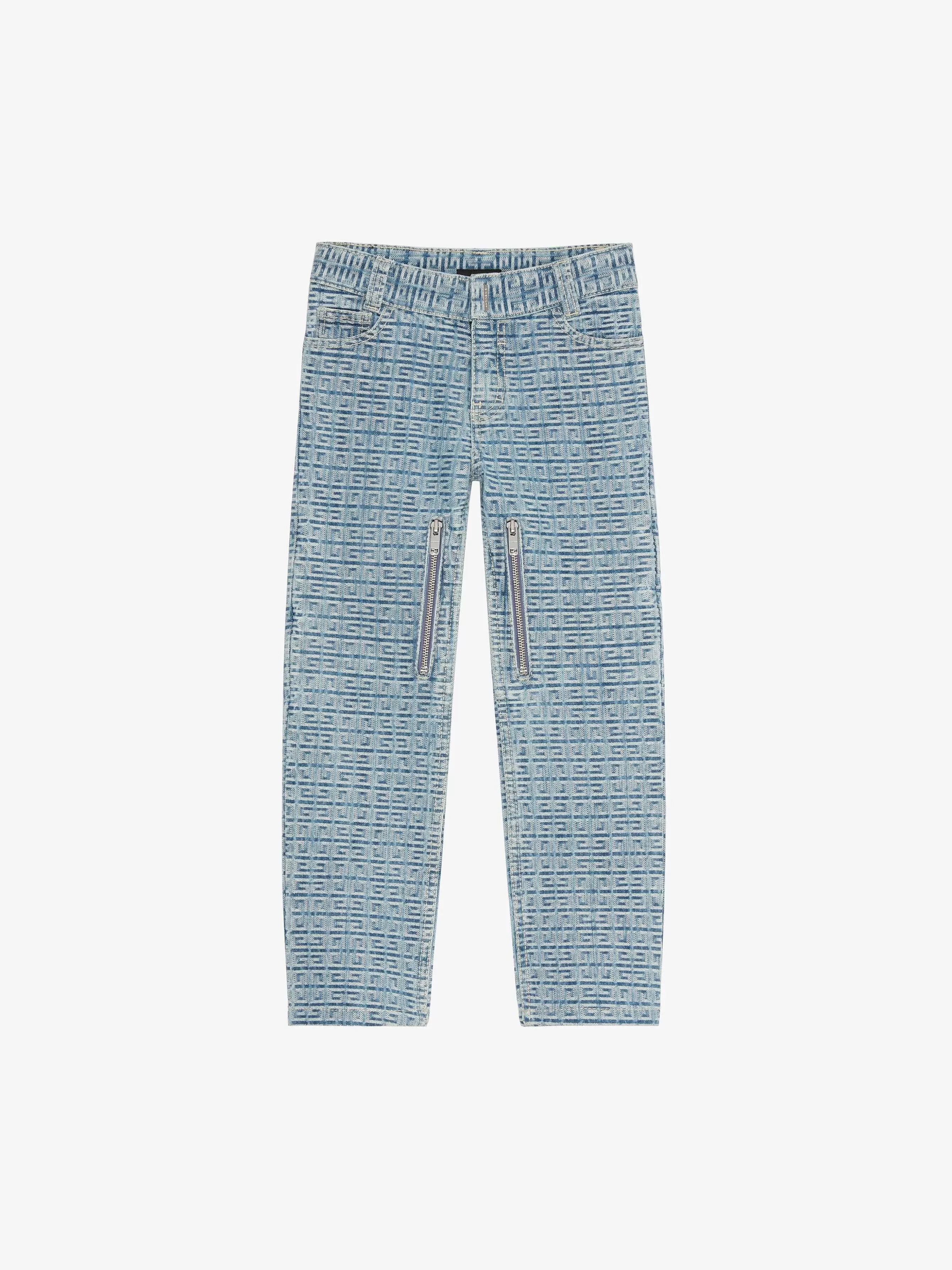 Givenchy Garçon (4 À 12 Ans)>Jean En Denim 4G Bleu Mineral