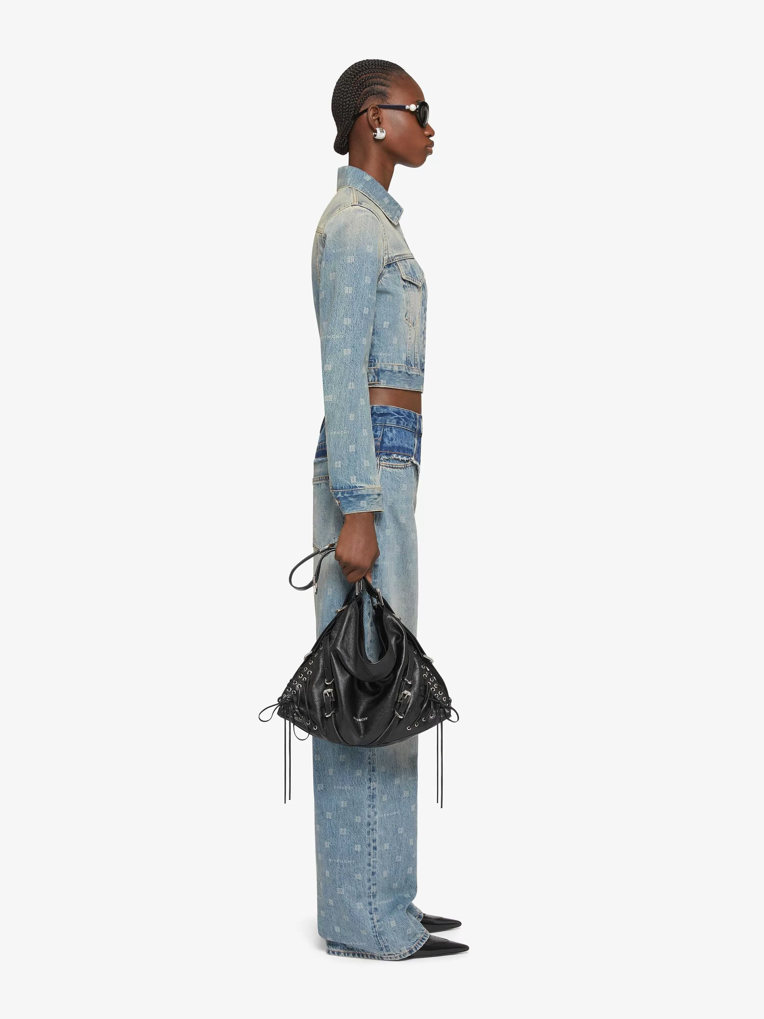 Givenchy Pantalon>Jean Oversize En Denim Mixte 4G Bleu Moyen