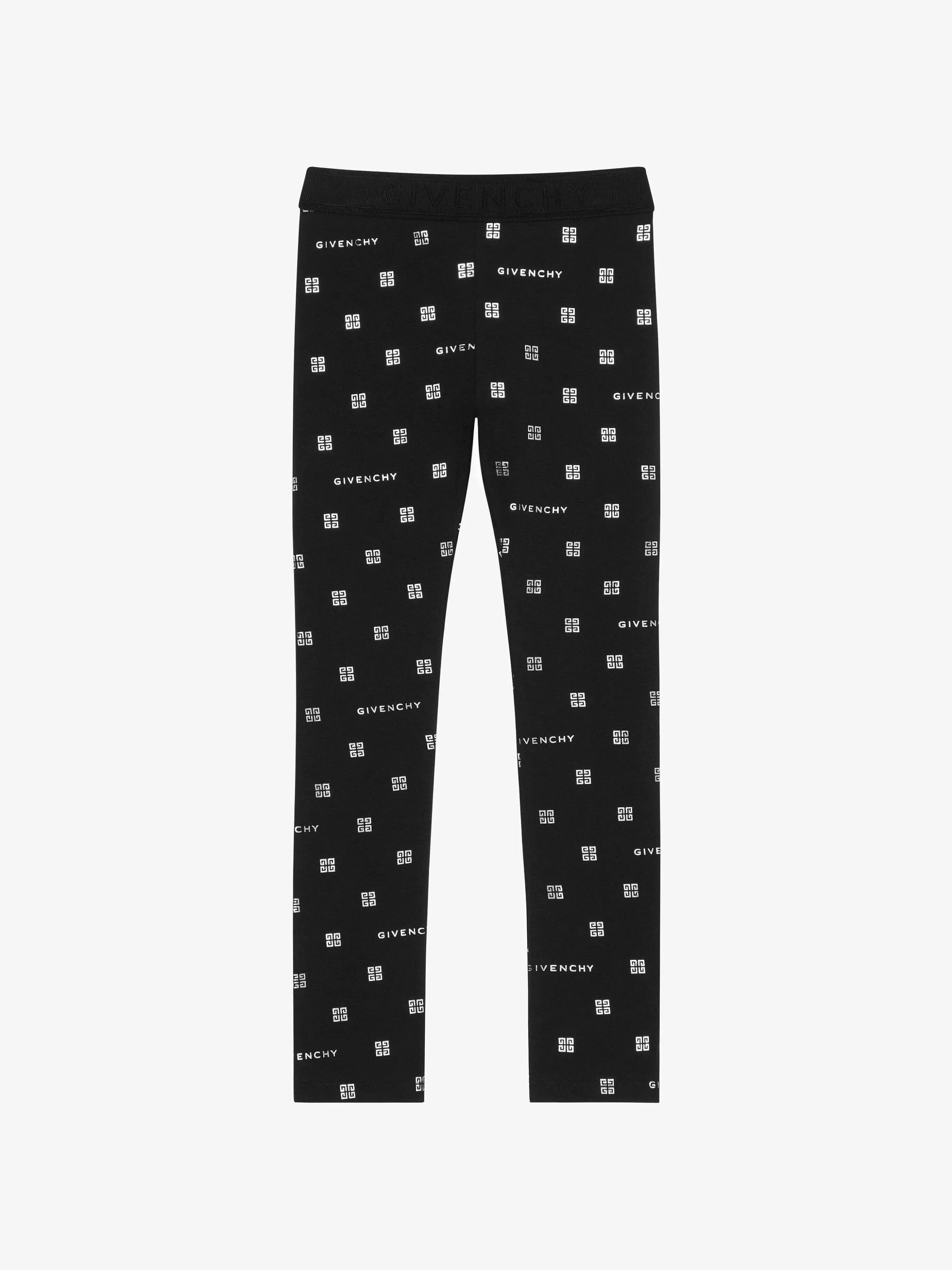 Givenchy Fille (4 À 12 Ans)>Legging En Jersey 4G Noir/Argente