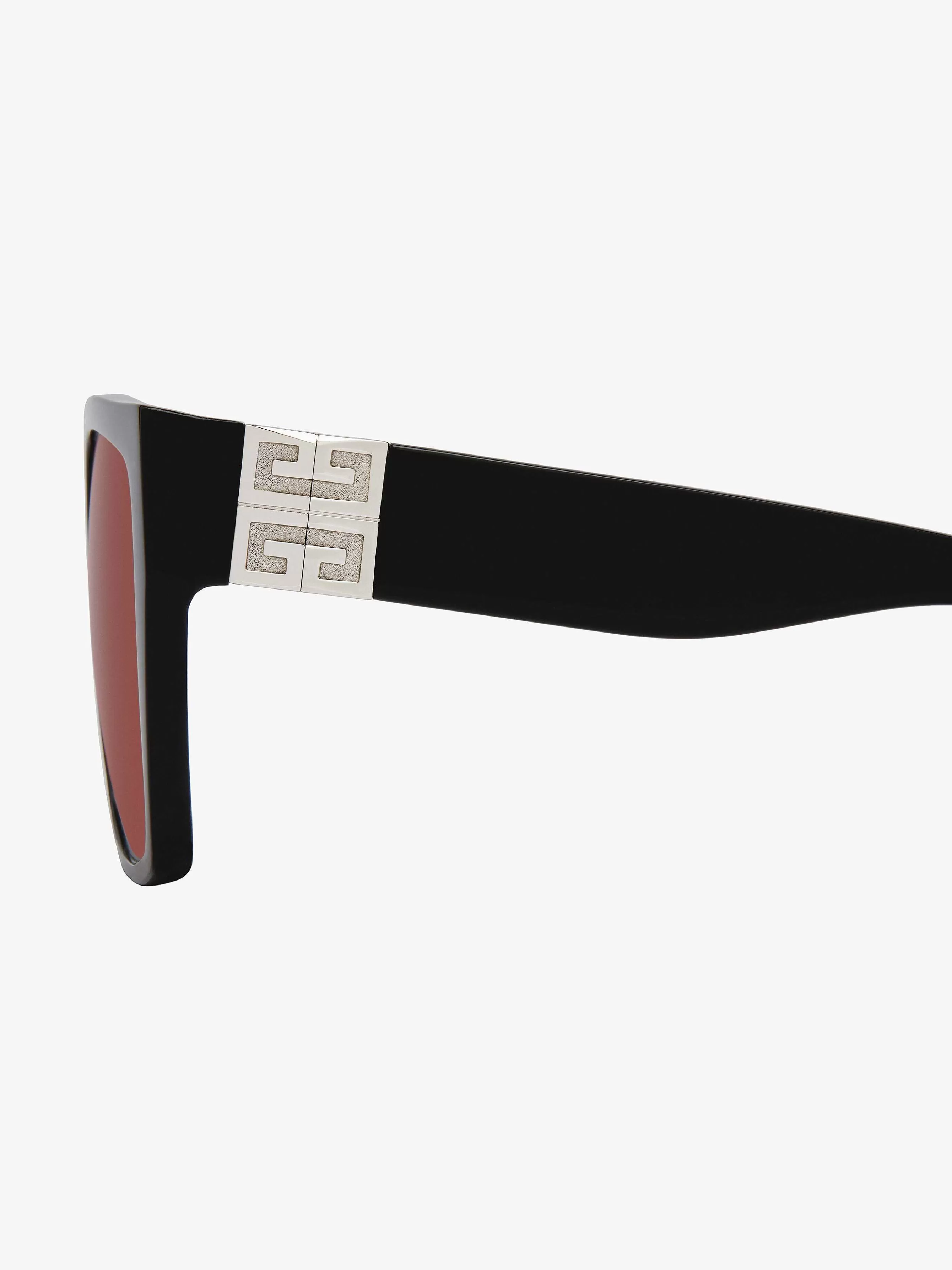 Givenchy Des Lunettes De Soleil>Lunettes De Soleil 4G En Acetate Noir/Bourgogne