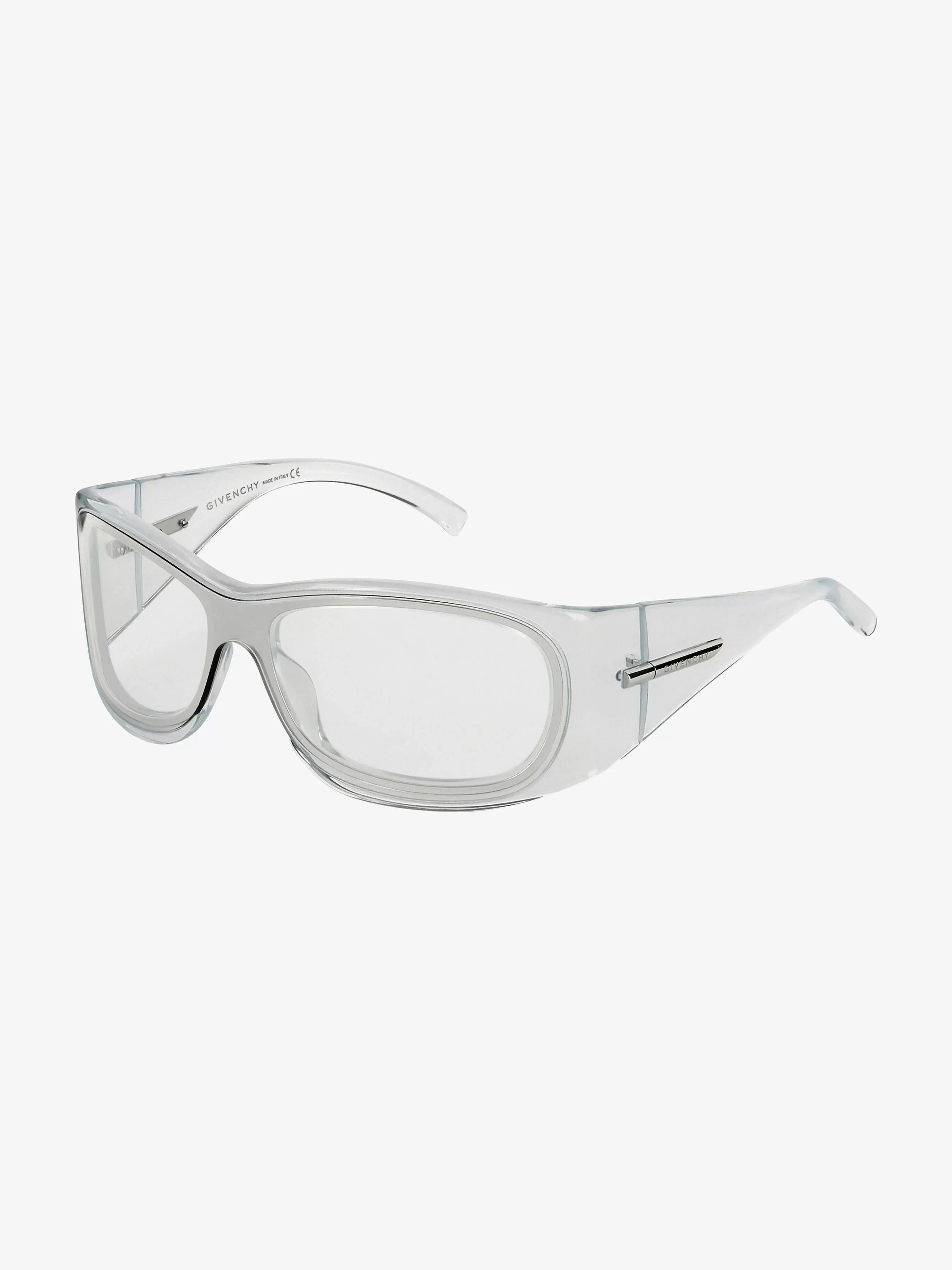 Givenchy Des Lunettes De Soleil>Lunettes De Soleil G180 En Injecte Et Metal Blanc