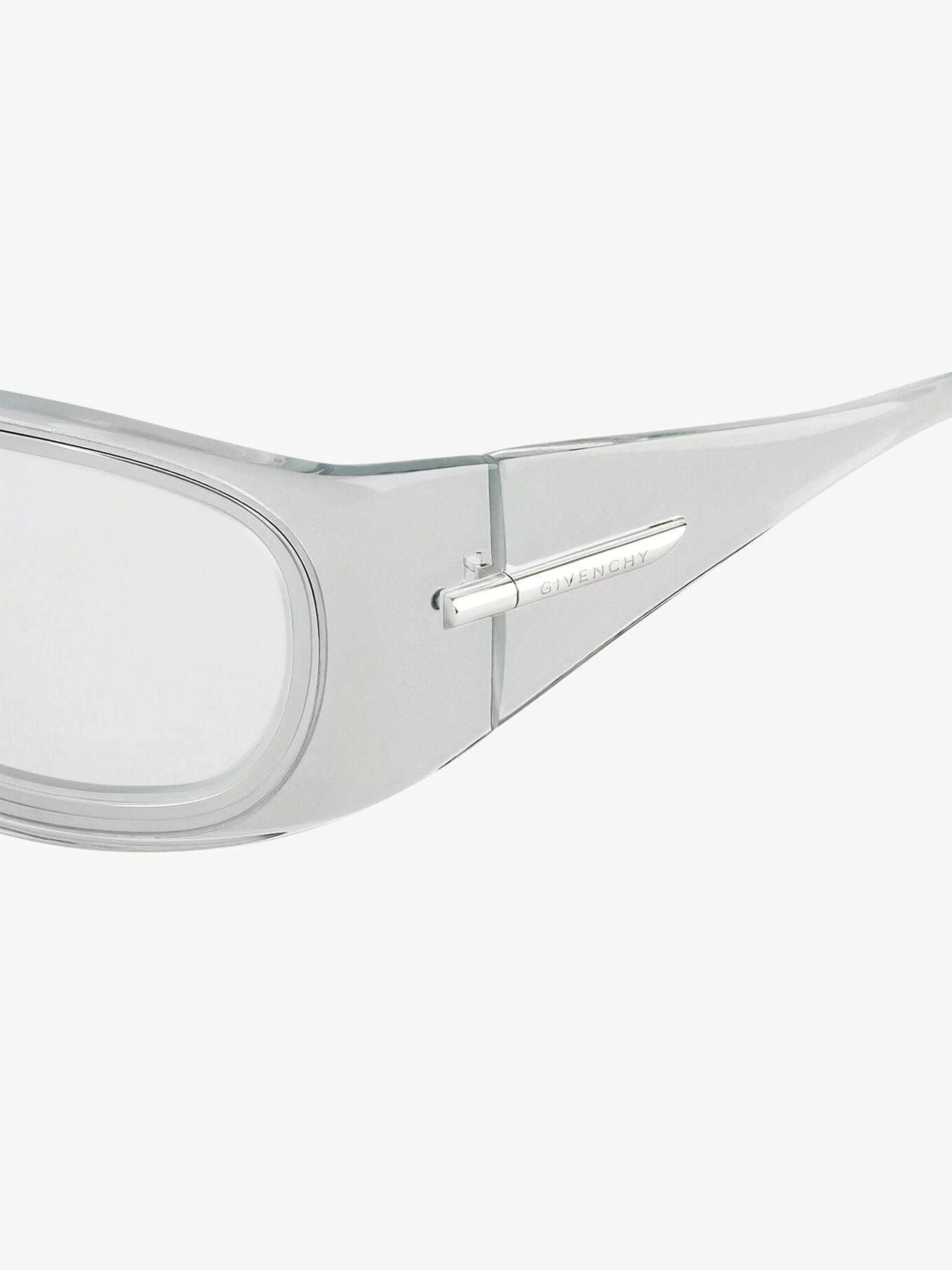 Givenchy Des Lunettes De Soleil>Lunettes De Soleil G180 En Injecte Et Metal Blanc