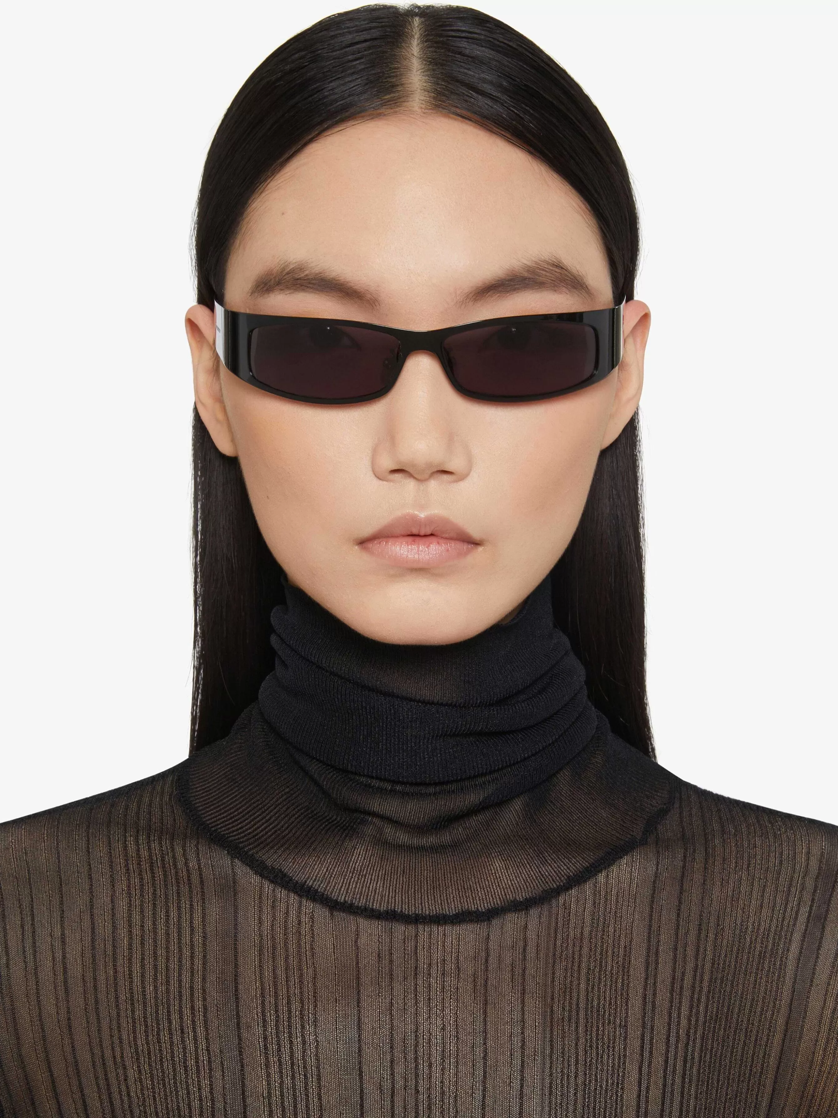 Givenchy Des Lunettes De Soleil>Lunettes De Soleil G Scape En Metal Noir