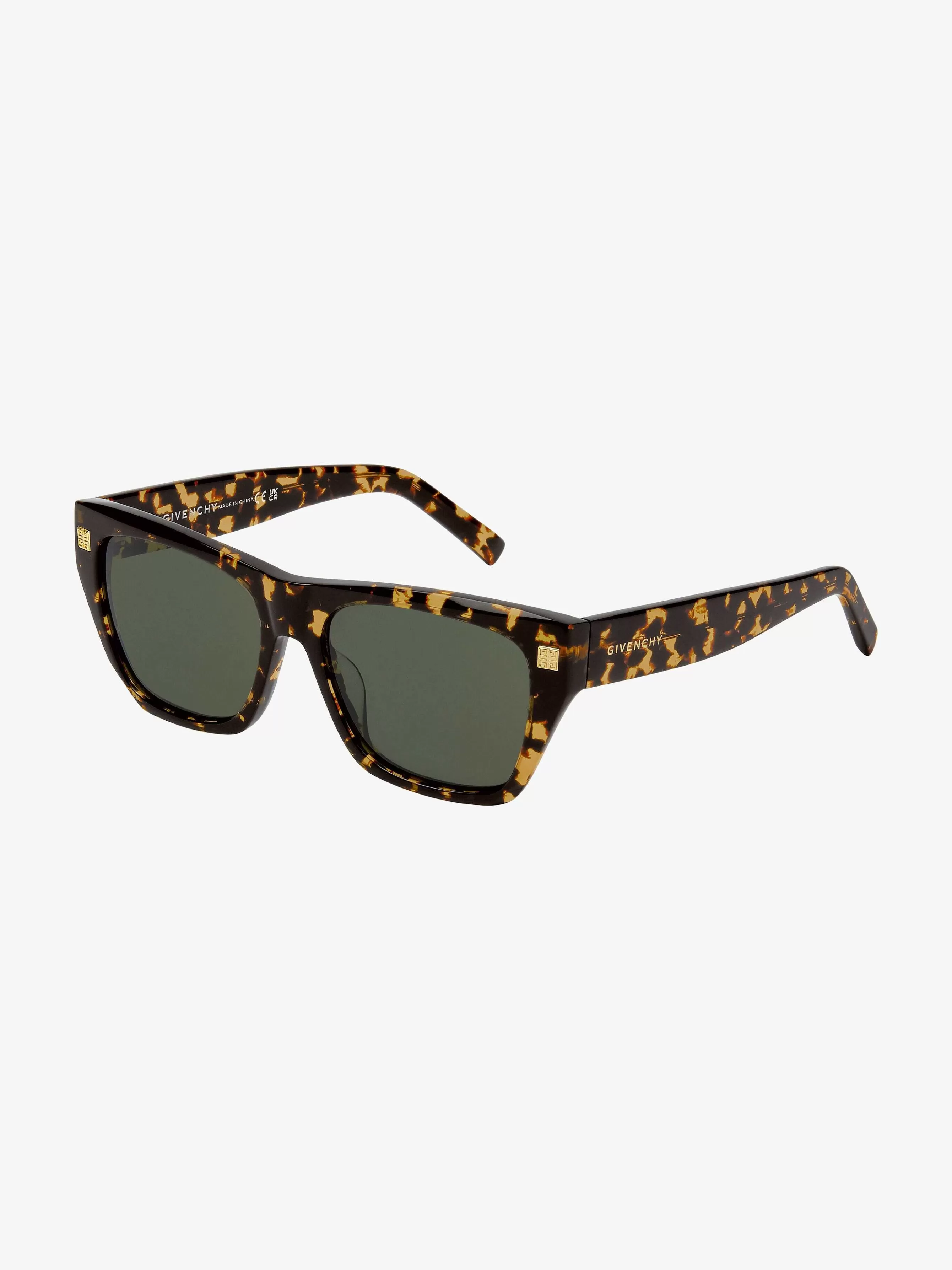 Givenchy Des Lunettes De Soleil>Lunettes De Soleil Gv Day En Acetate Noir Jaune