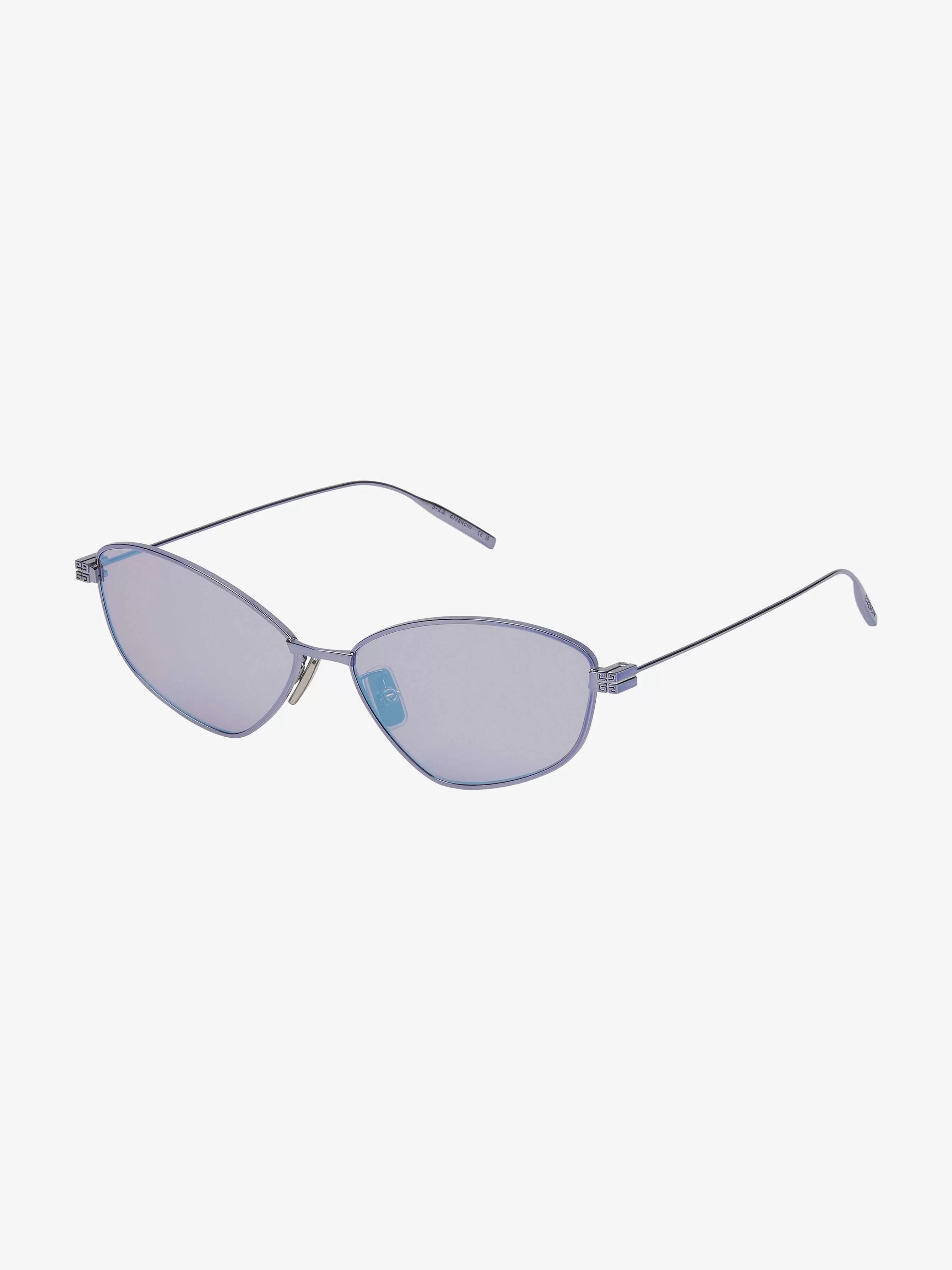 Givenchy Des Lunettes De Soleil>Lunettes De Soleil Gv Speed En Metal Rose Bleu