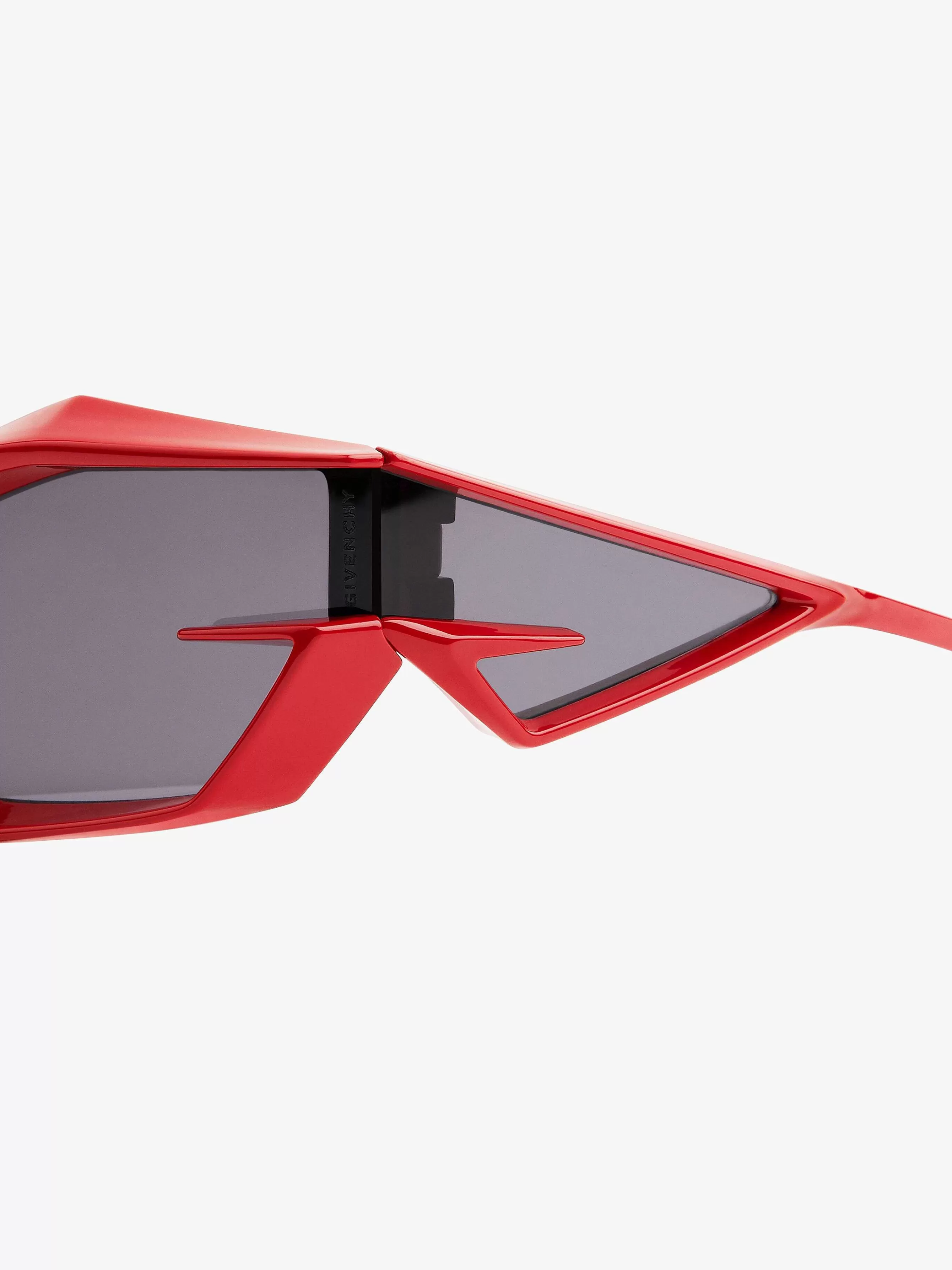 Givenchy Des Lunettes De Soleil>Lunettes De Soleil Injectees Unisexes Giv Cut Rouge