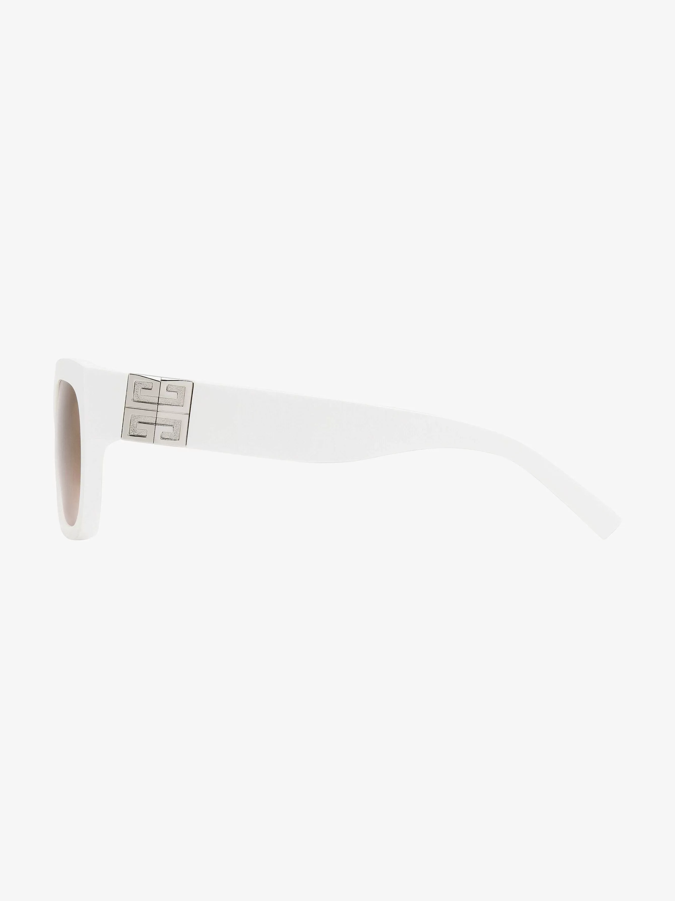 Givenchy Des Lunettes De Soleil>Lunettes De Soleil Unisexes 4G En Acetate Blanc