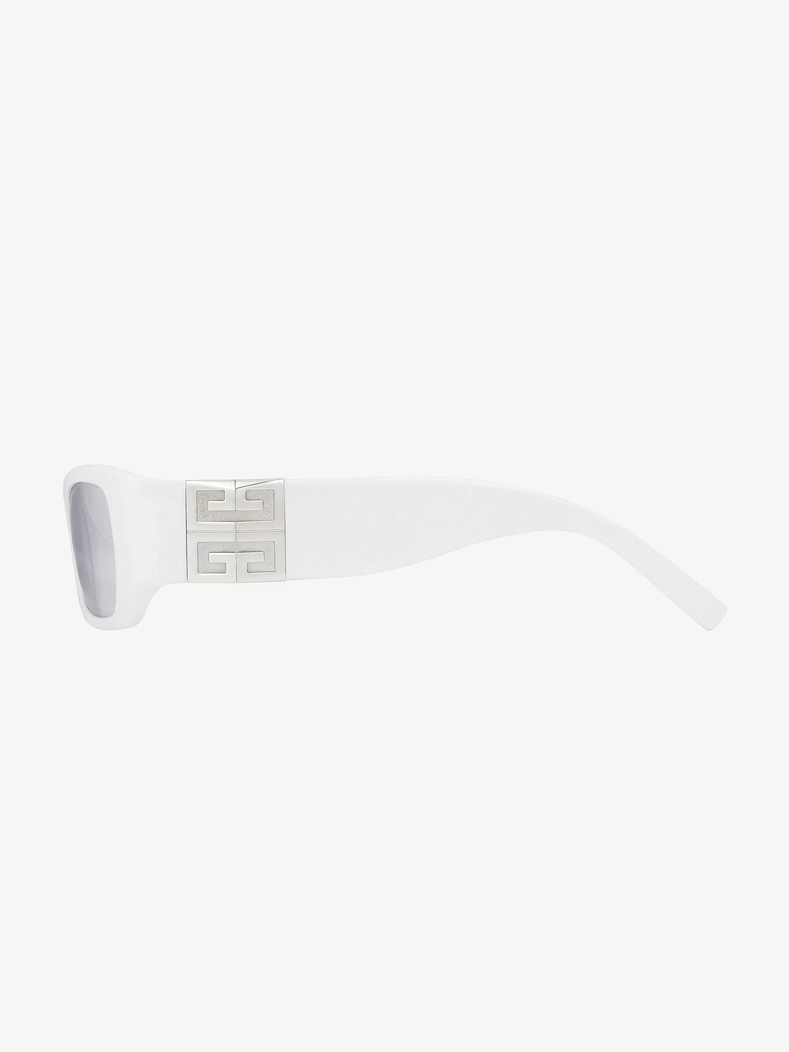 Givenchy Des Lunettes De Soleil>Lunettes De Soleil Unisexes 4G En Acetate Blanc