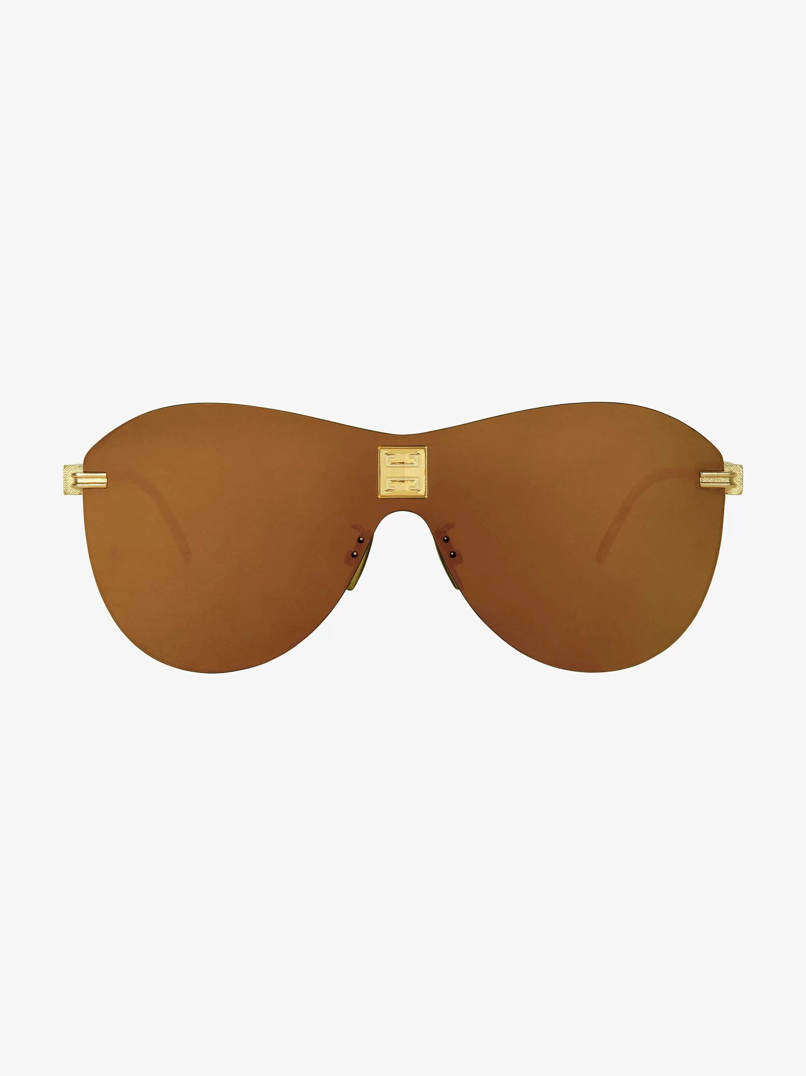 Givenchy Des Lunettes De Soleil>Lunettes De Soleil Unisexes 4Gem En Metal Dore