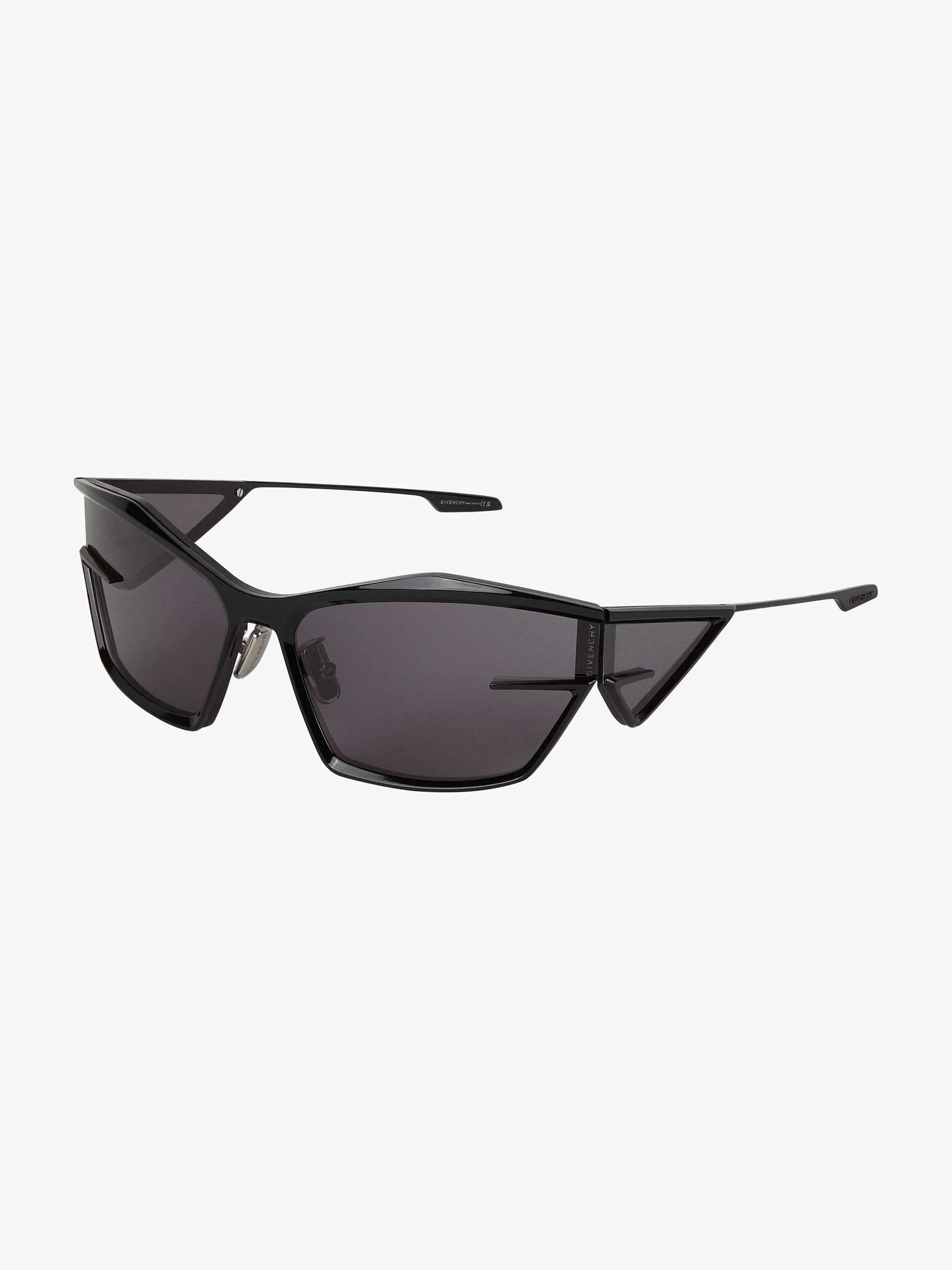 Givenchy Des Lunettes De Soleil>Lunettes De Soleil Unisexes Giv Cut En Metal Noir