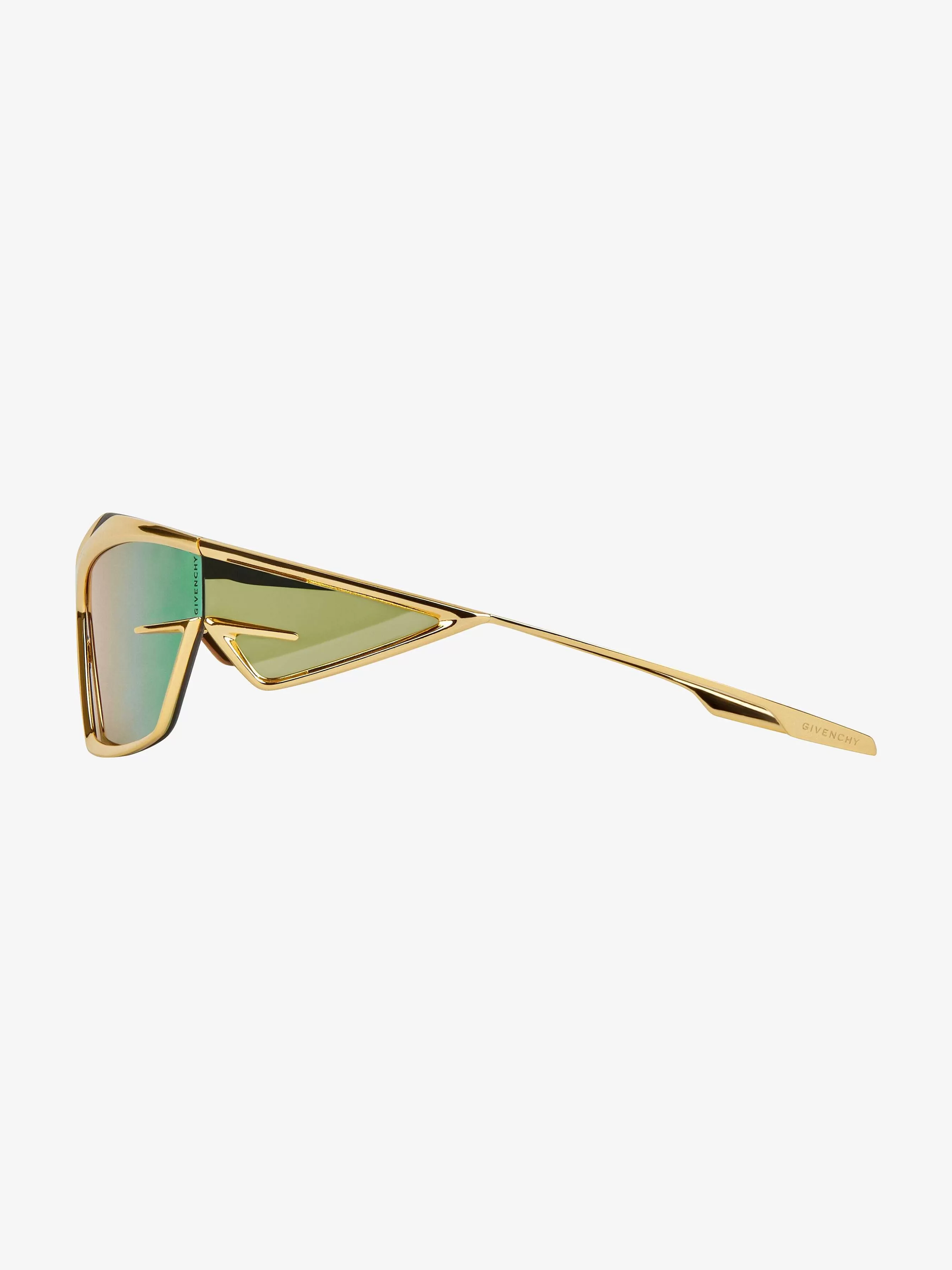 Givenchy Des Lunettes De Soleil>Lunettes De Soleil Unisexes Giv Cut En Metal Dore