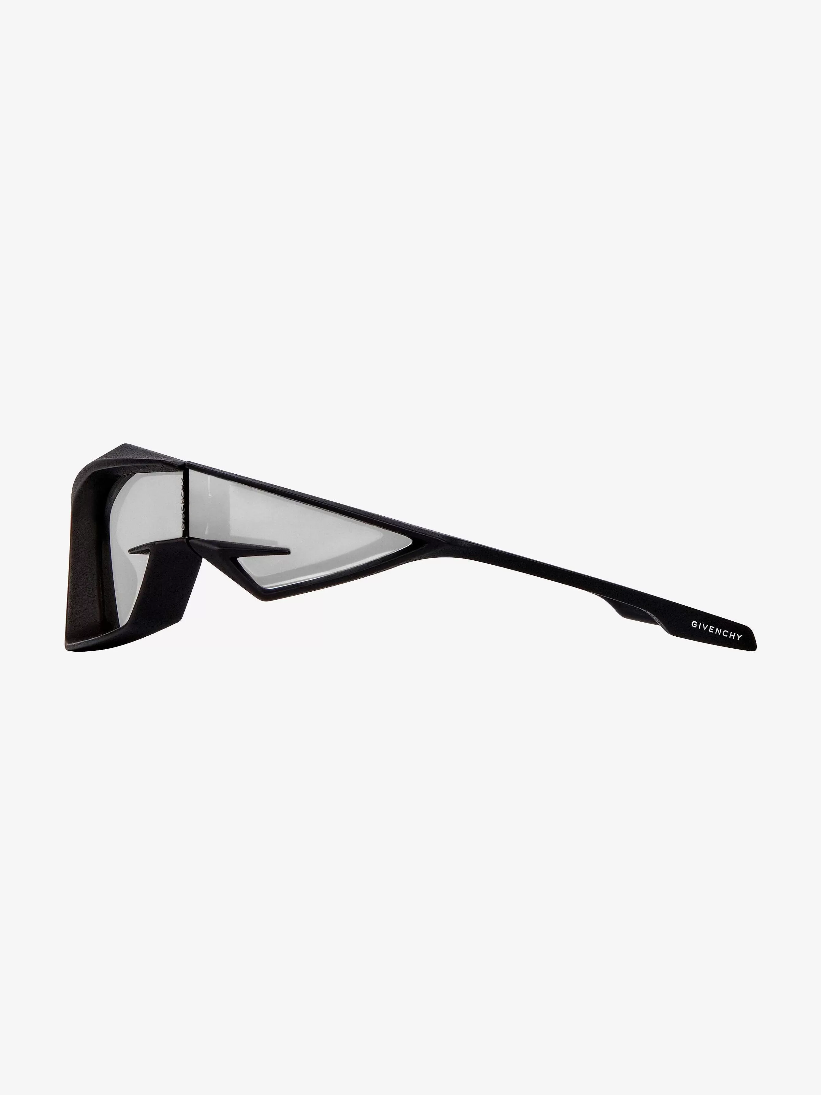 Givenchy Des Lunettes De Soleil>Lunettes De Soleil Unisexes Giv Cut En Nylon Noir/Argente