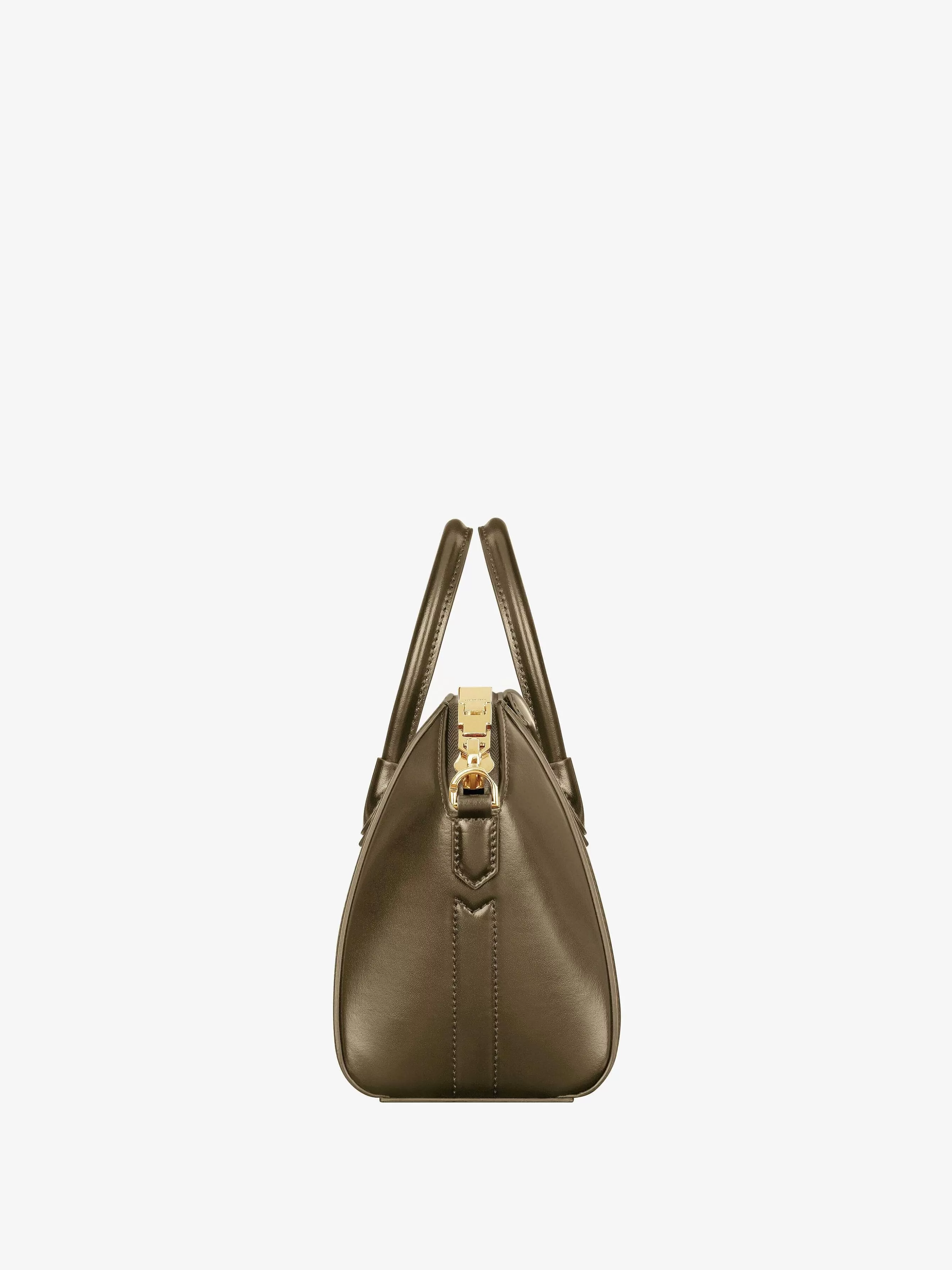 Givenchy Antigona>Mini Sac Antigona En Cuir Box Kaki Fonce