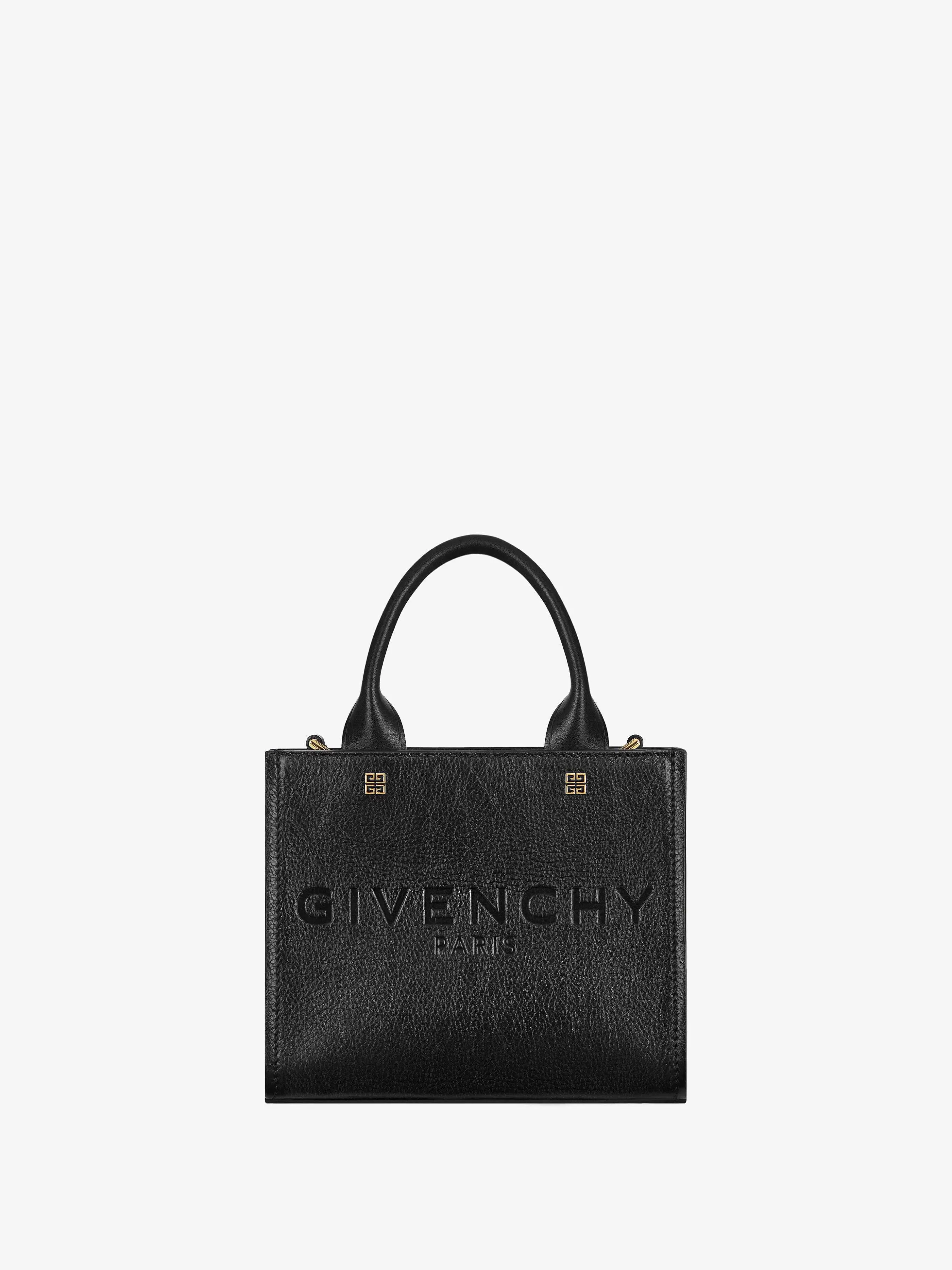 Givenchy G-Tote>Mini Sac Cabas G-Tote En Cuir Noir