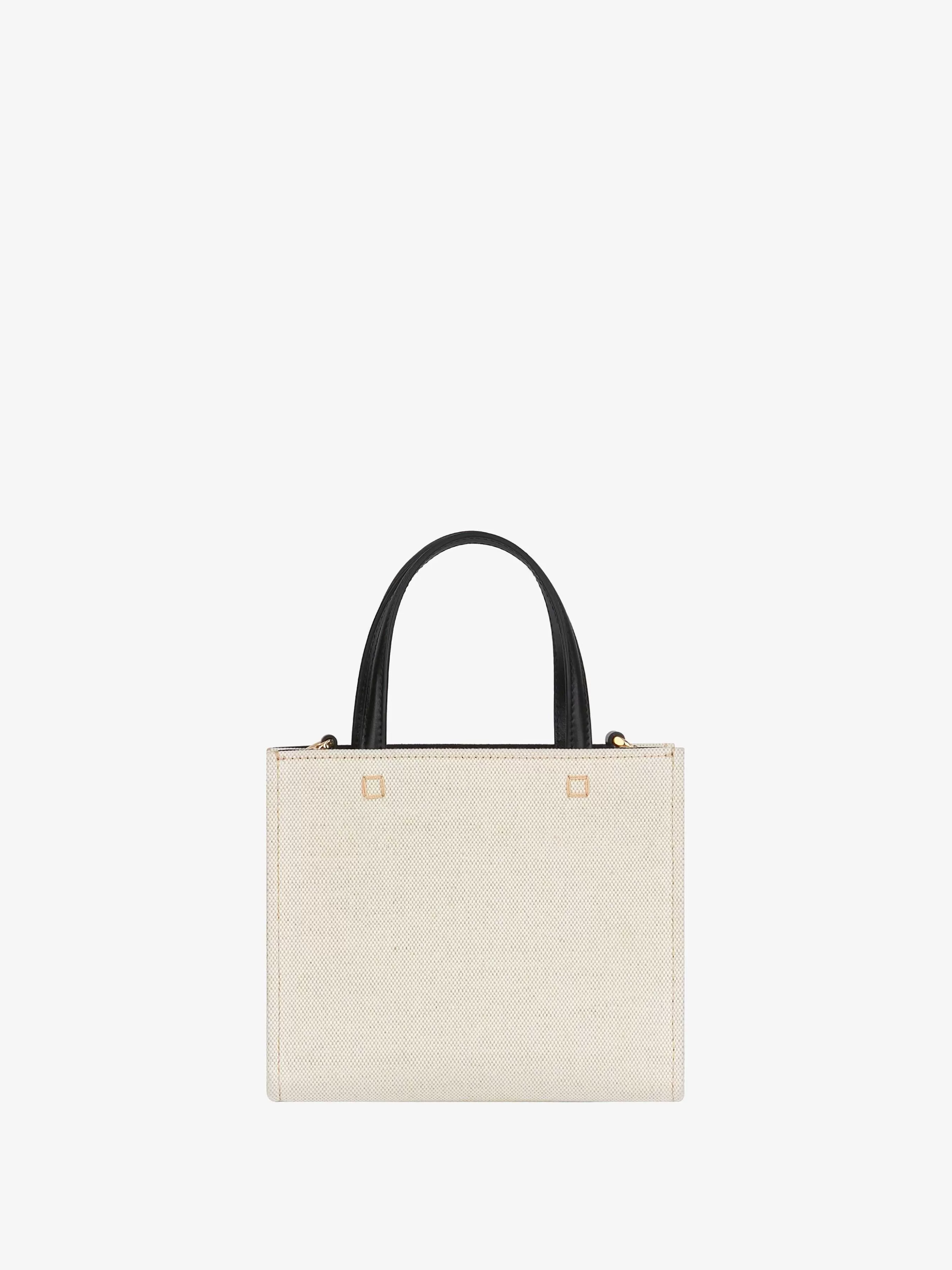 Givenchy G-Tote>Mini Sac Cabas G-Tote En Toile Beige/Noir