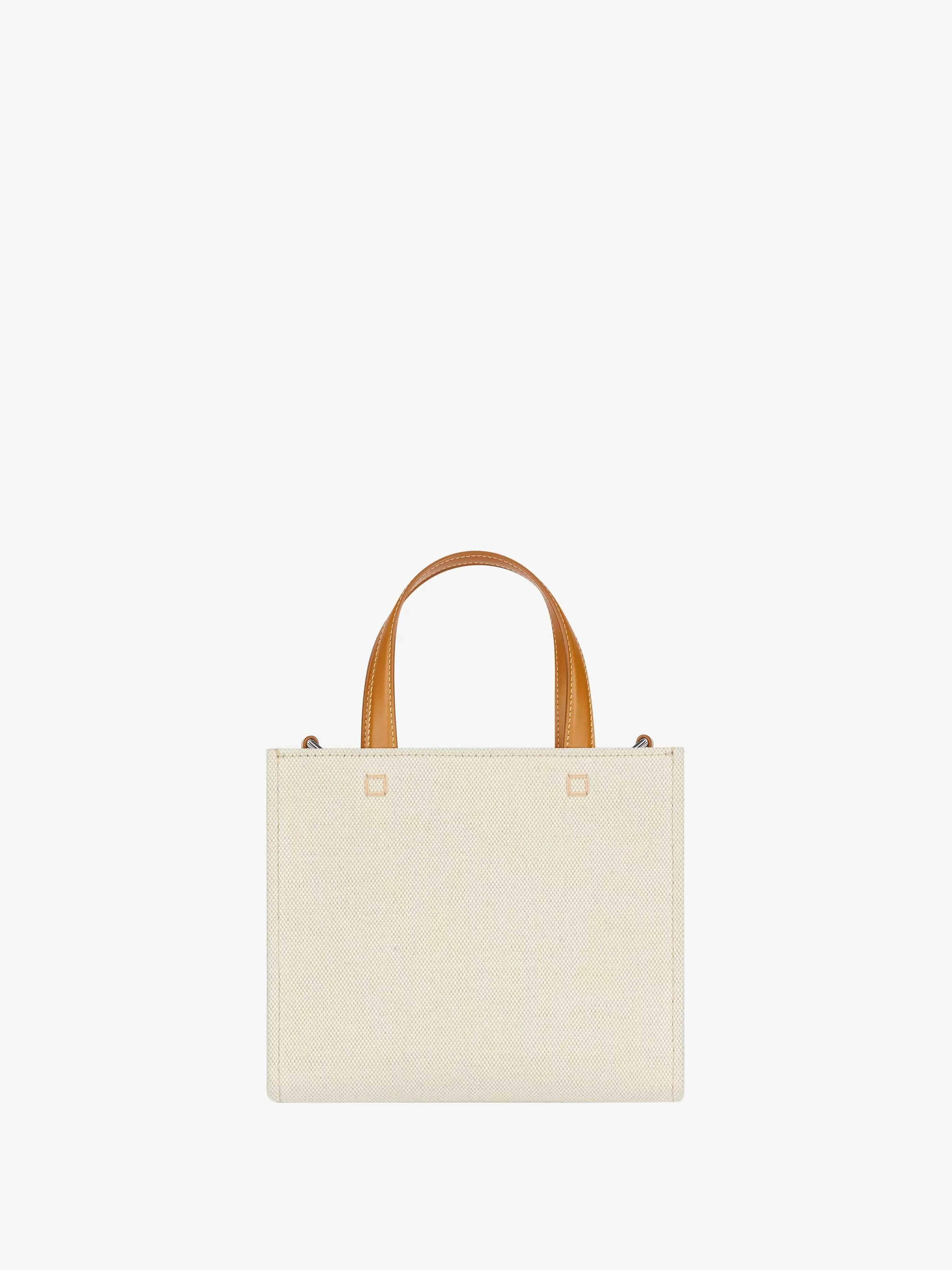 Givenchy G-Tote>Mini Sac Cabas G-Tote En Toile Beige Naturel