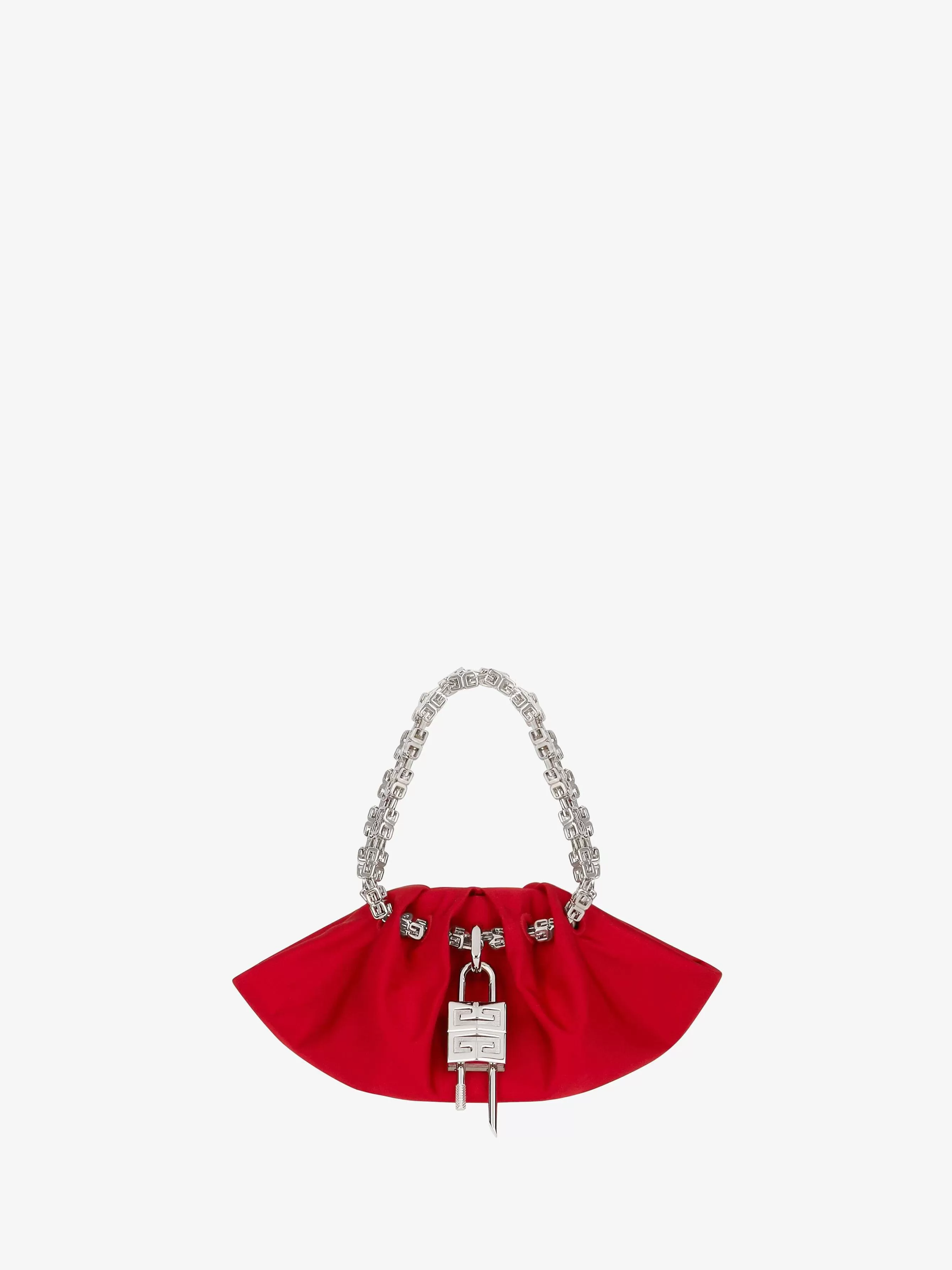 Givenchy Sacs Mini Et Micro>Mini Sac Kenny En Satin Rouge