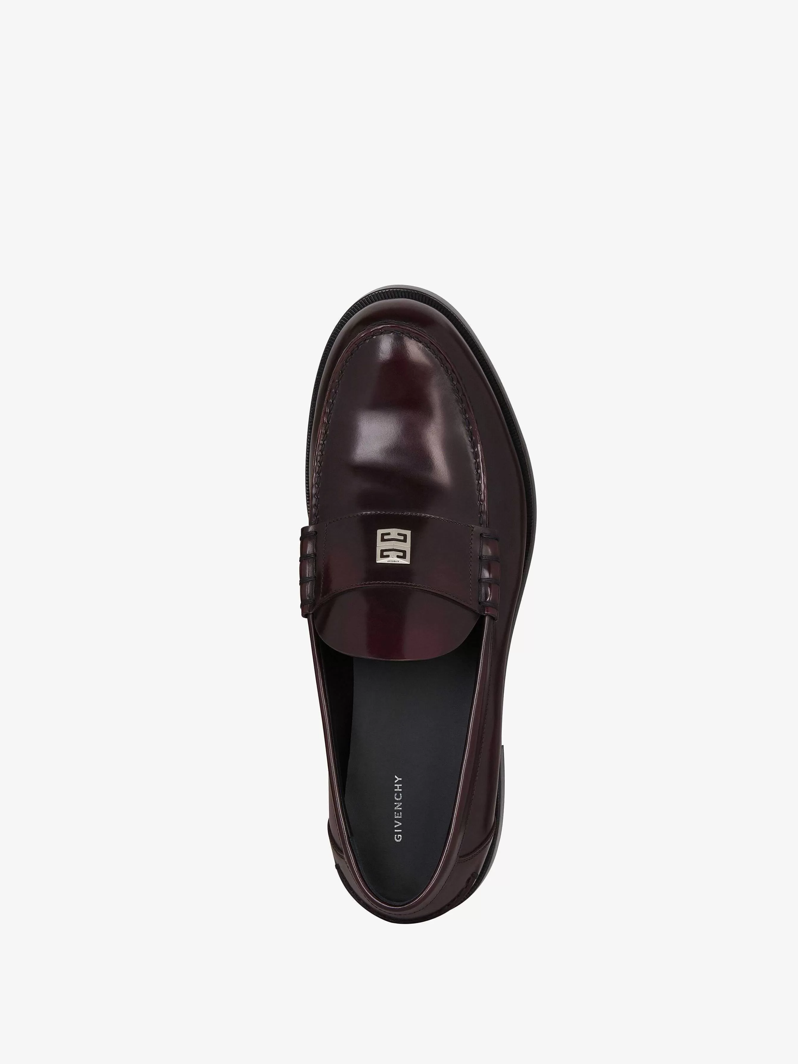 Givenchy Bottes & Derbies>Mocassins Mr G En Cuir Bourgogne