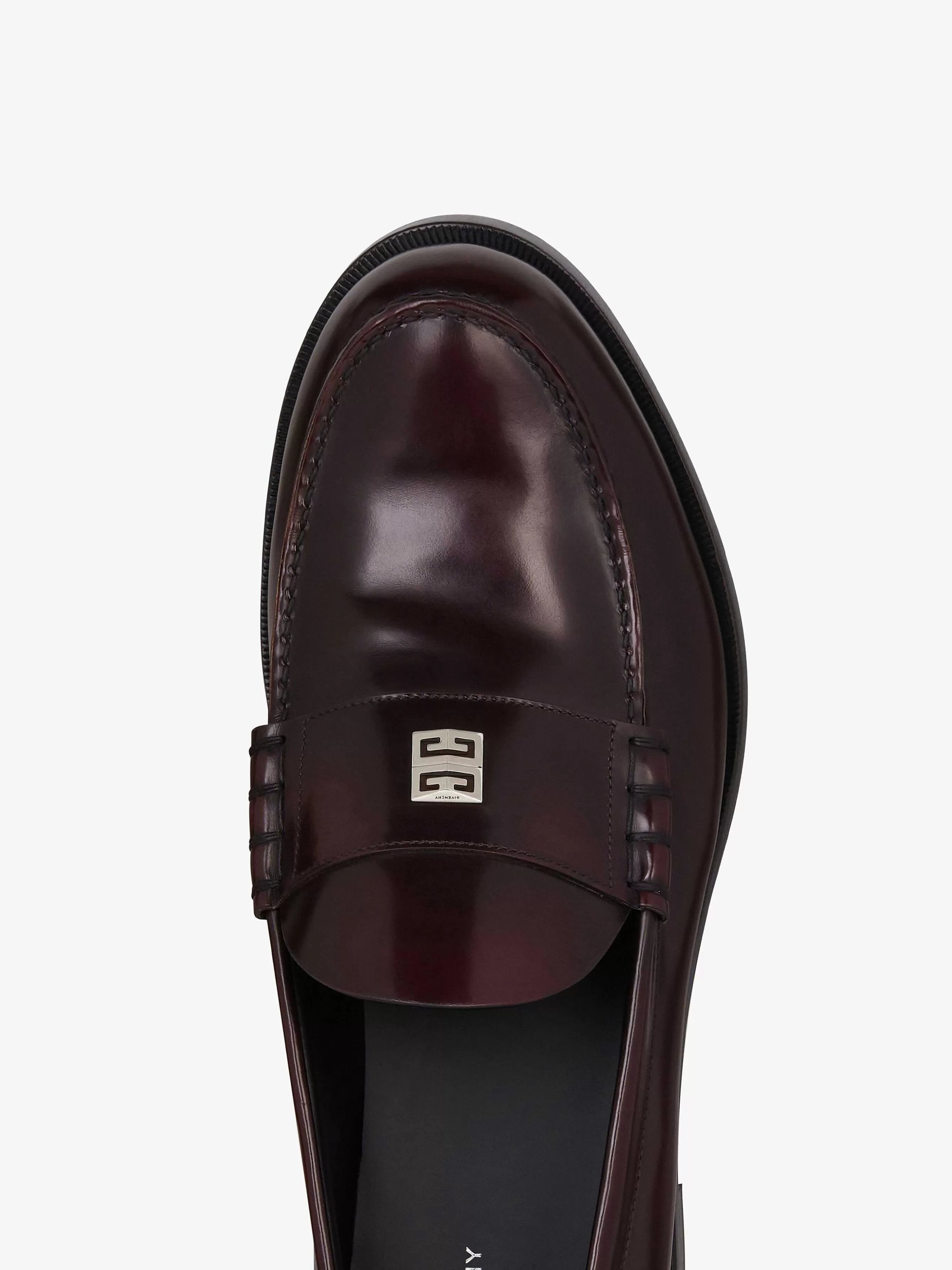 Givenchy Bottes & Derbies>Mocassins Mr G En Cuir Bourgogne