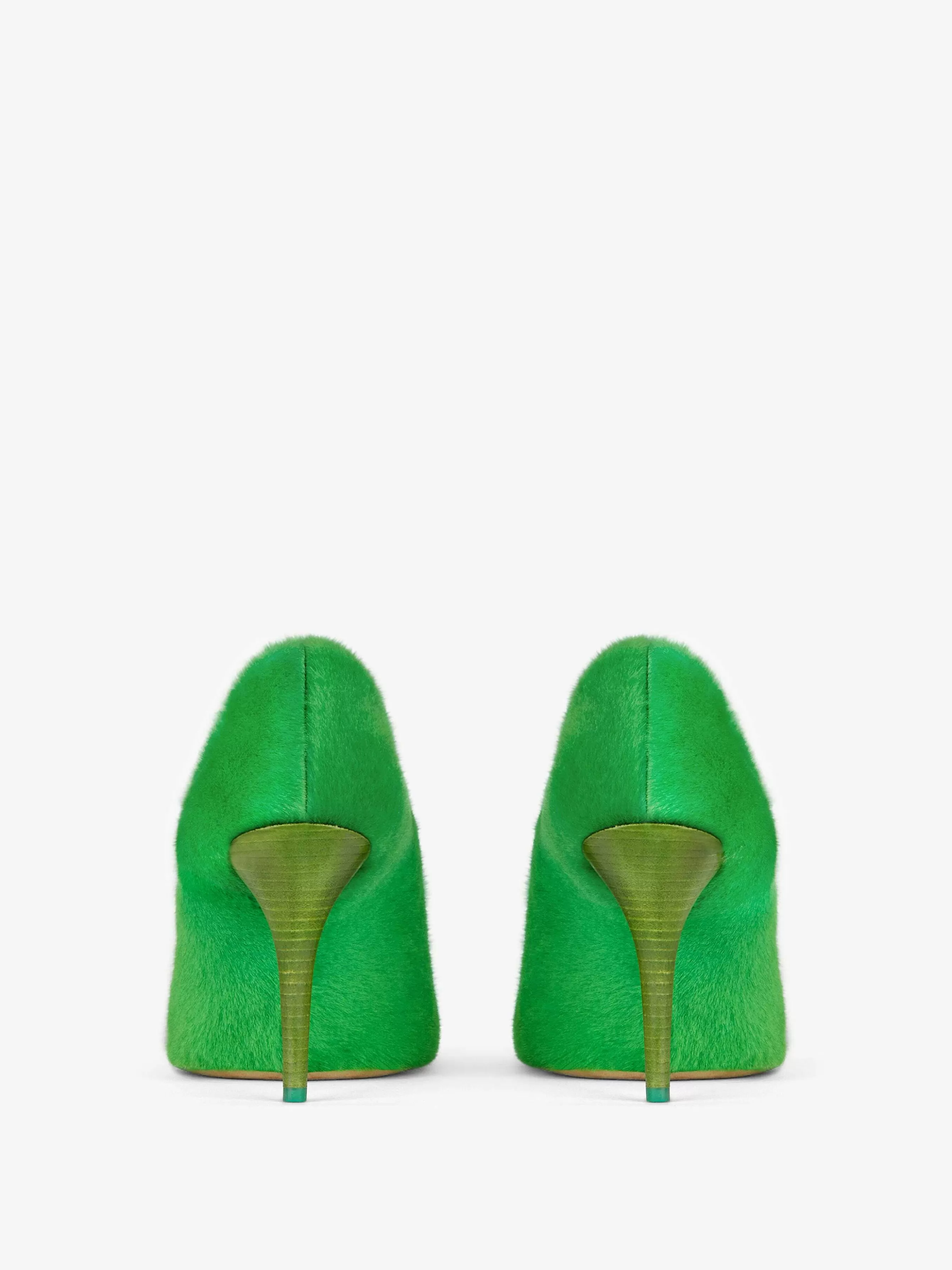 Givenchy Talons>Montrer Des Escarpins En Poils D'Agneau Vert Absynthe