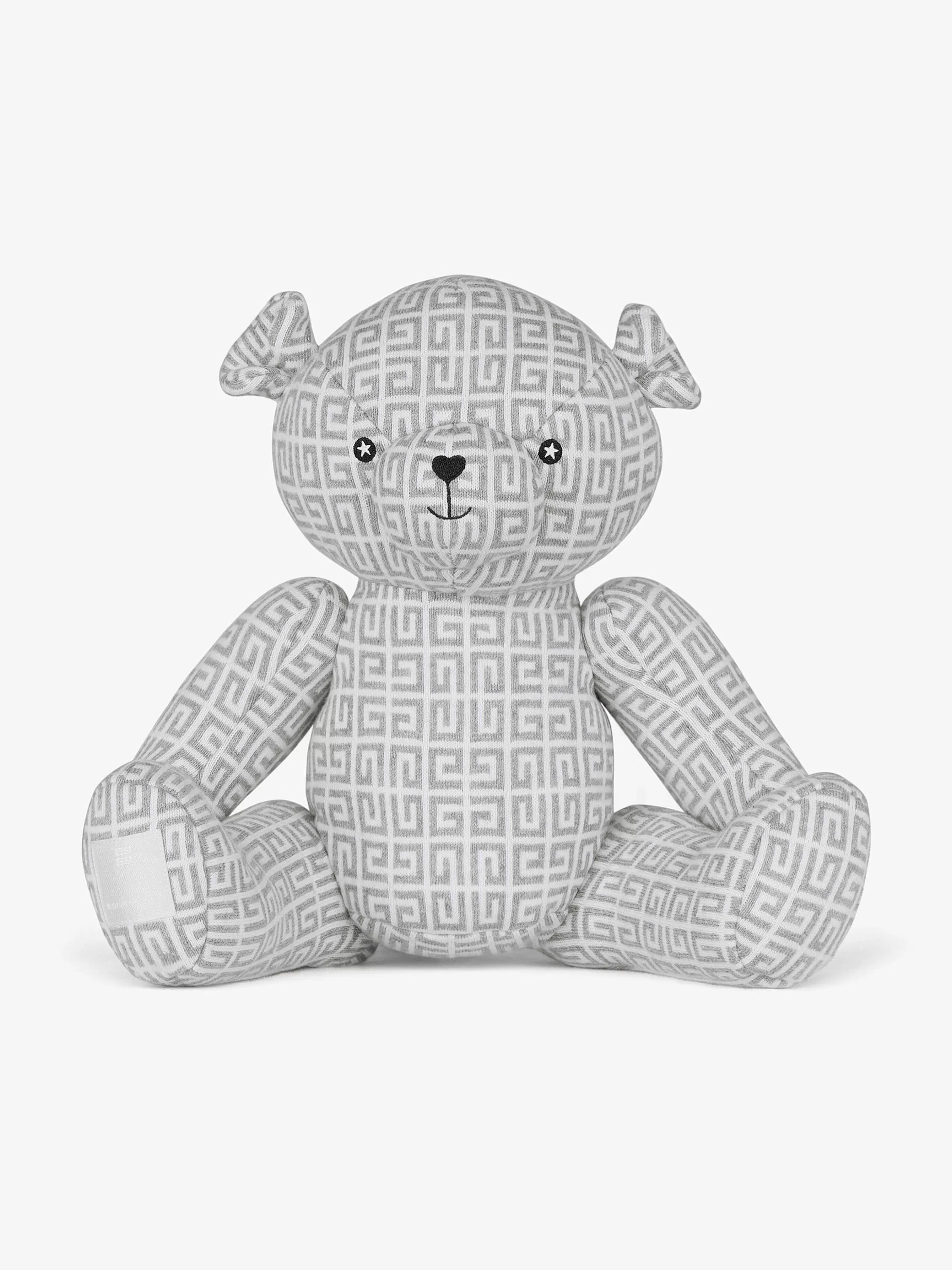 Givenchy Garçon (4 À 12 Ans)>Ours En Peluche En Jacquard 4G Gris Clair