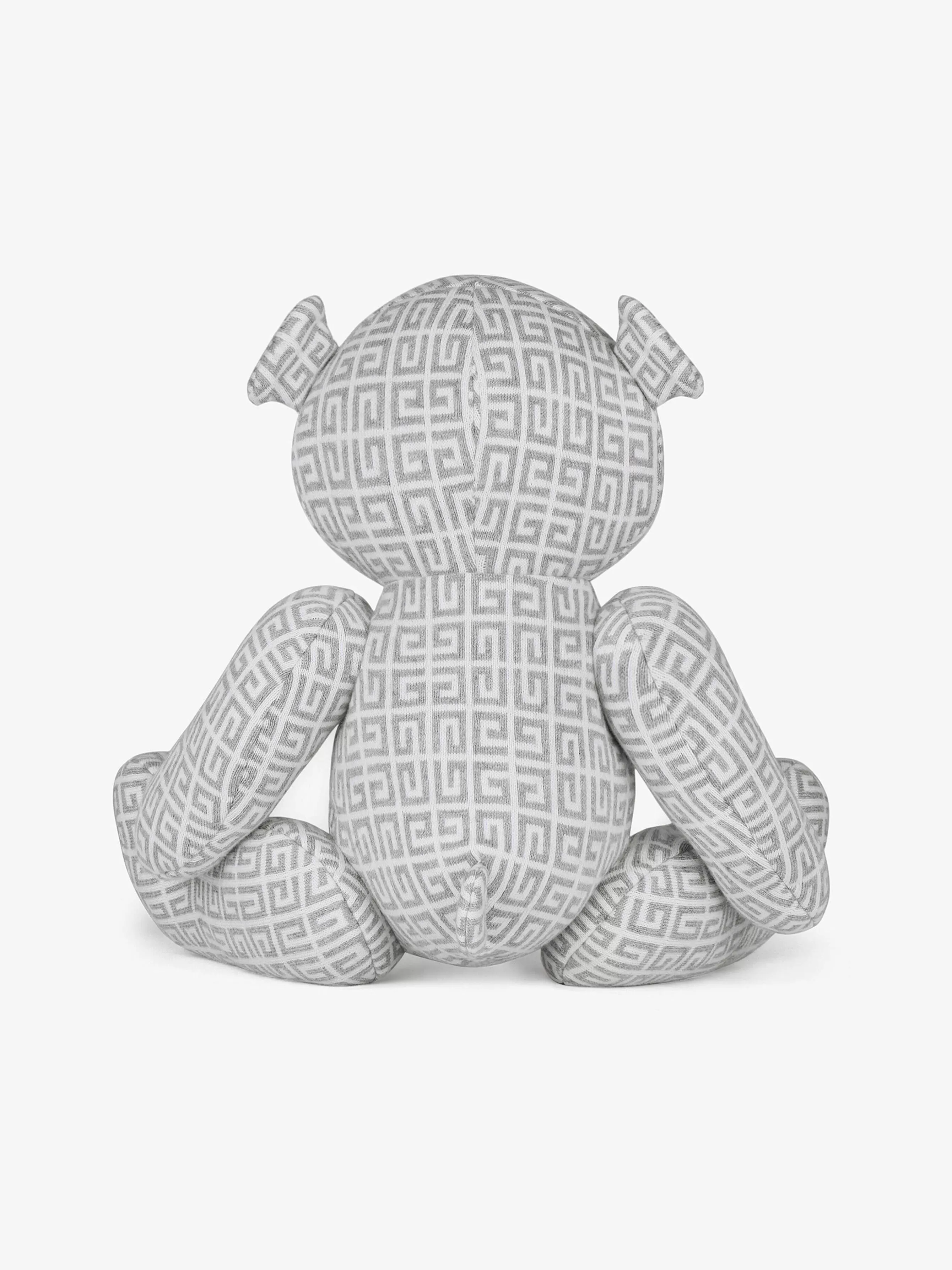 Givenchy Garçon (4 À 12 Ans)>Ours En Peluche En Jacquard 4G Gris Clair