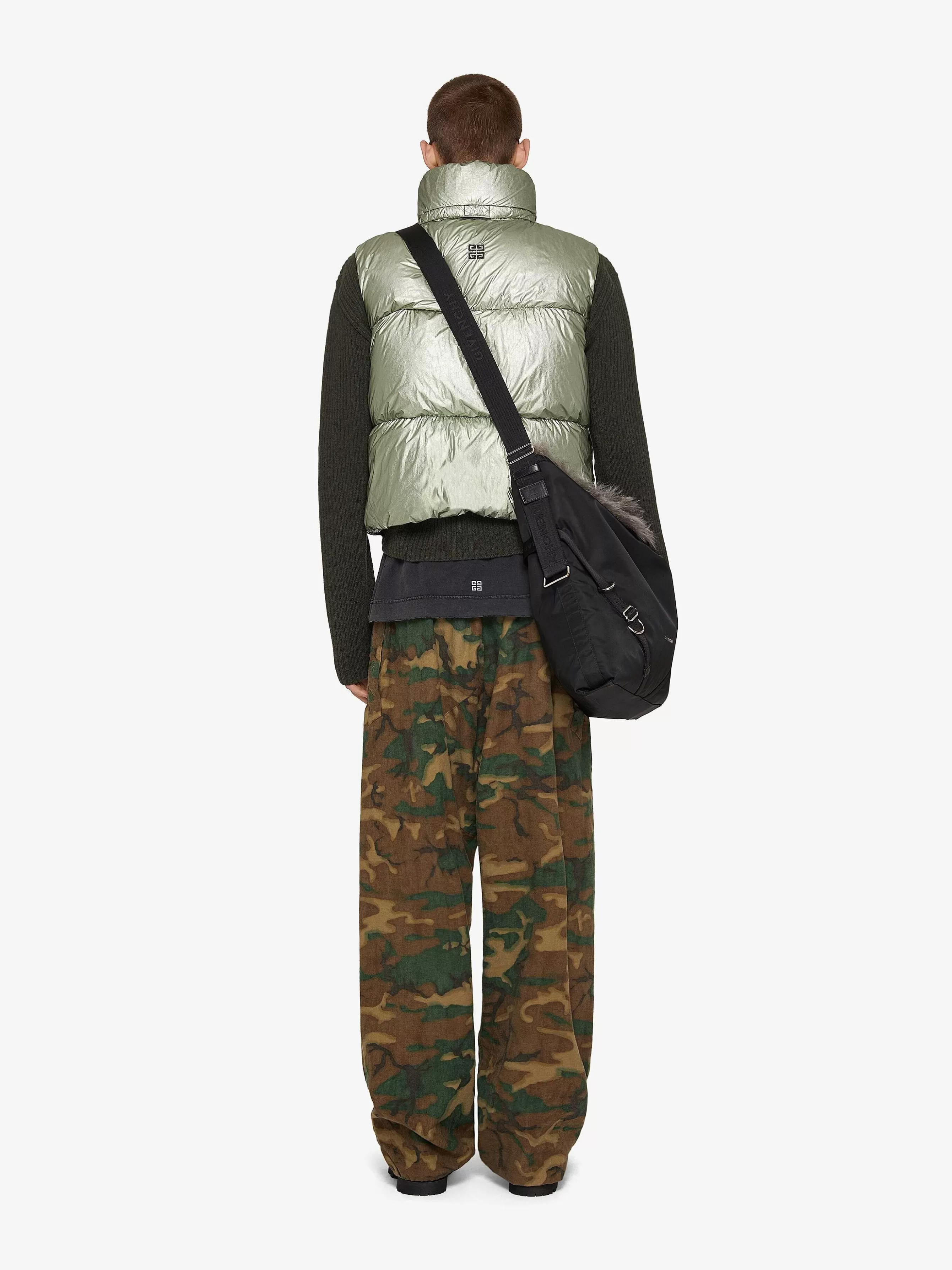 Givenchy Pantalon>Pantalon Camouflage Decontracte En Flanelle Marron/Kaki