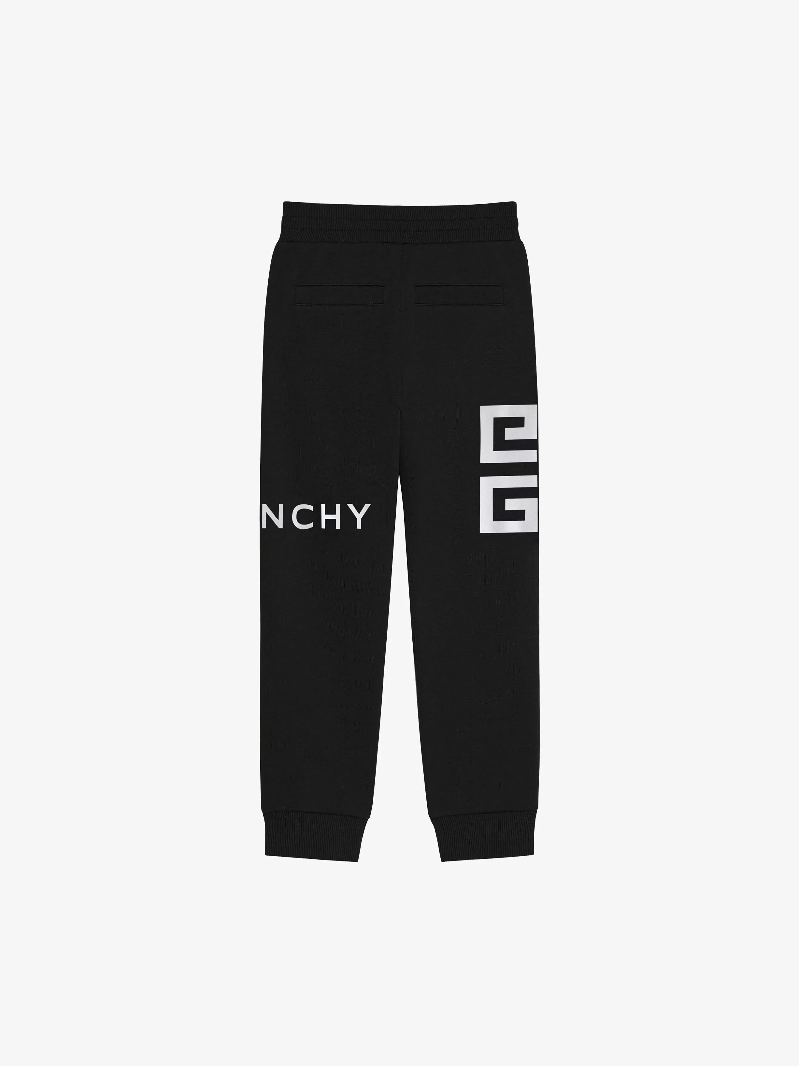 Givenchy Garçon (4 À 12 Ans)>Pantalon De Jogging En Duffle Imprime Noir