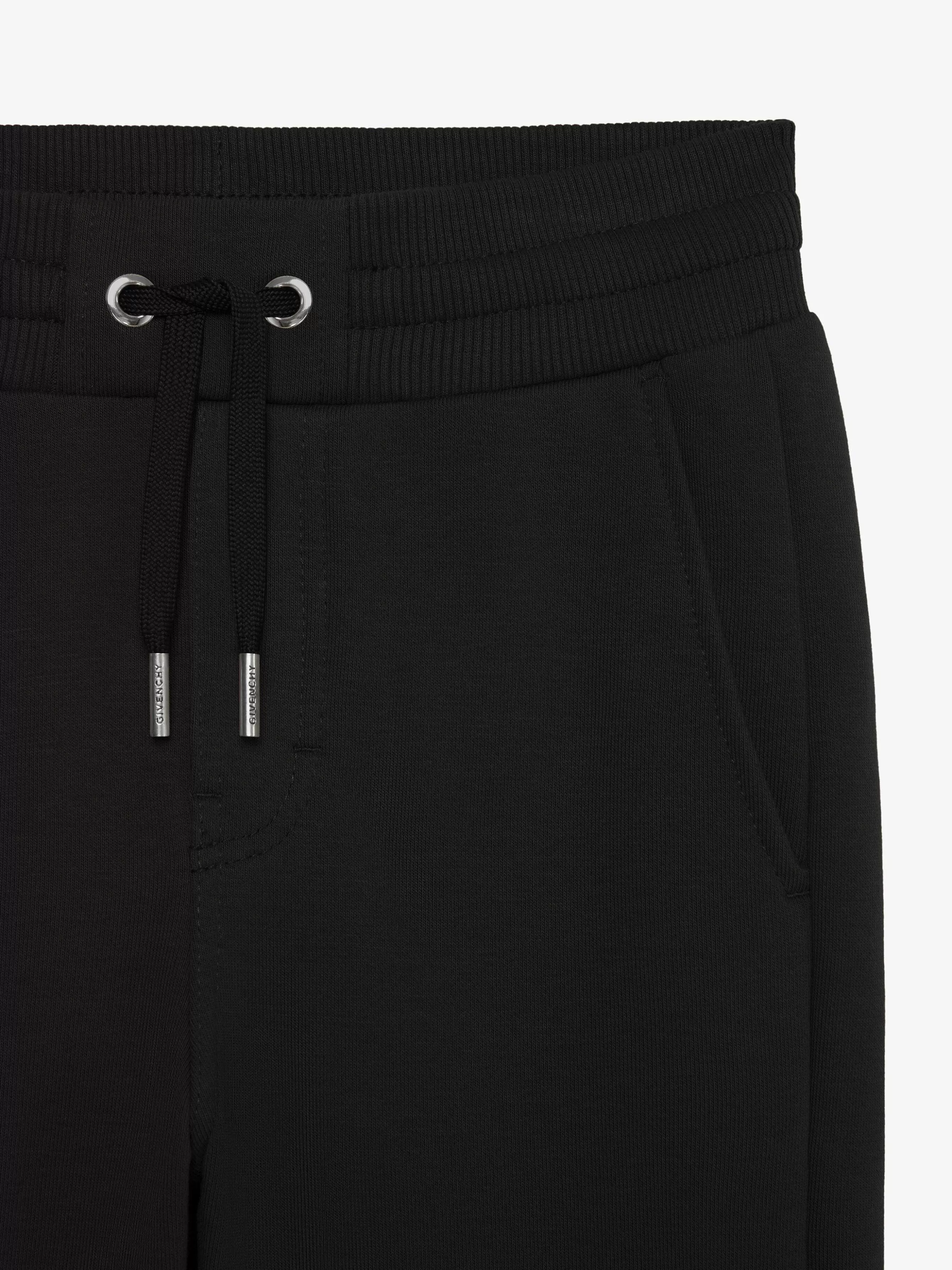 Givenchy Garçon (4 À 12 Ans)>Pantalon De Jogging En Duffle Imprime Noir