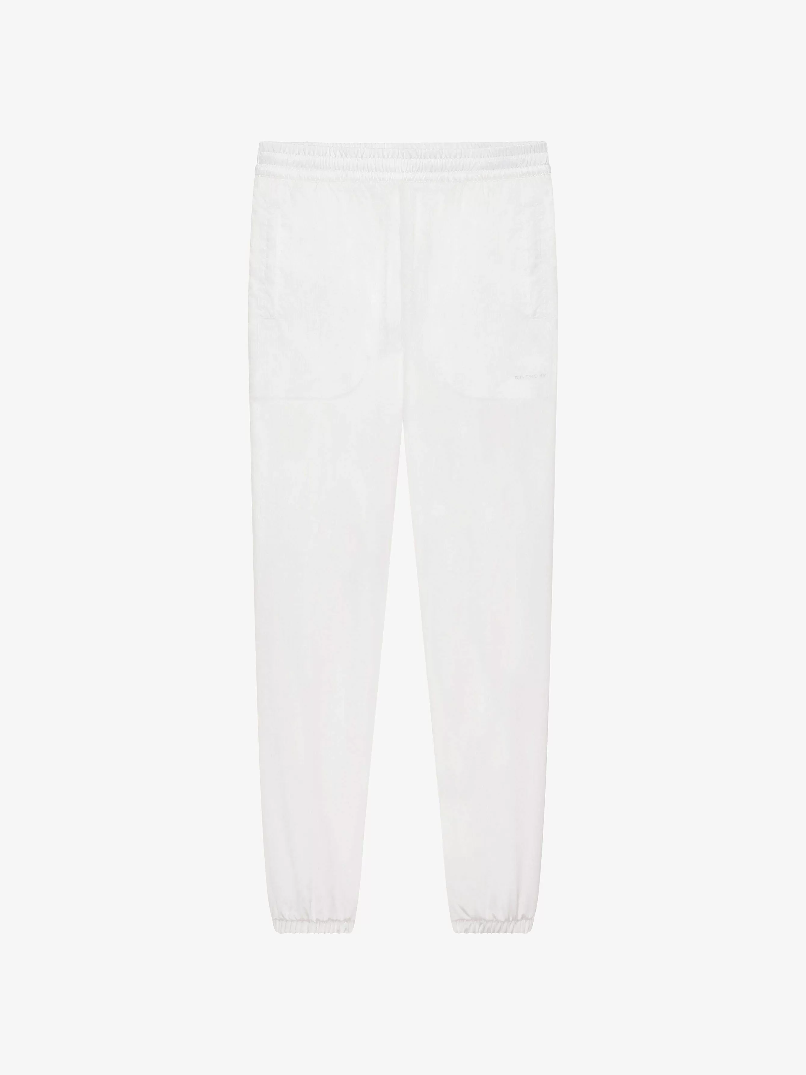 Givenchy Pantalon>Pantalon De Jogging Reversible En Satin Blanc