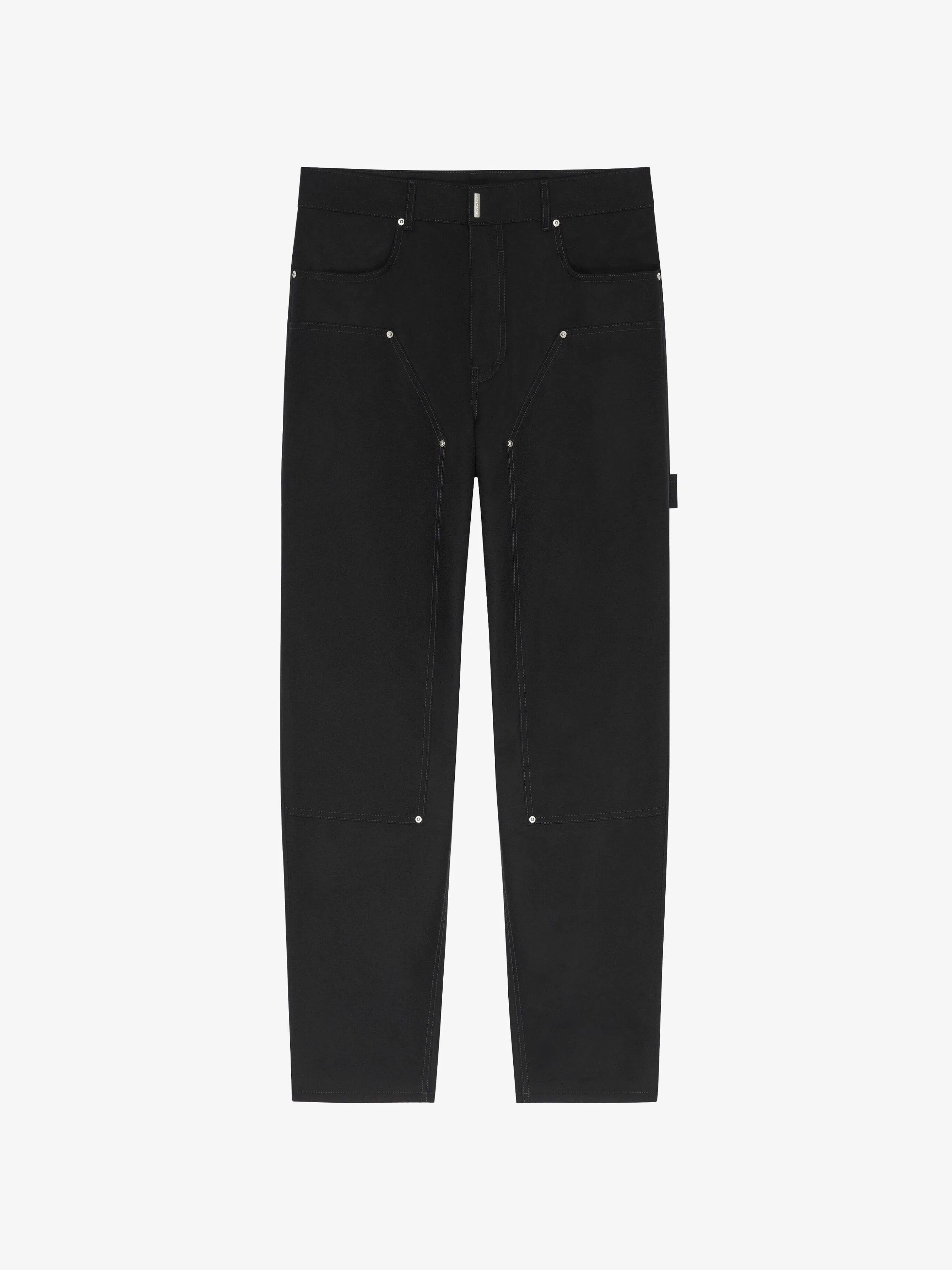 Givenchy Pantalon>Pantalon De Menuisier En Flanelle De Laine Noir