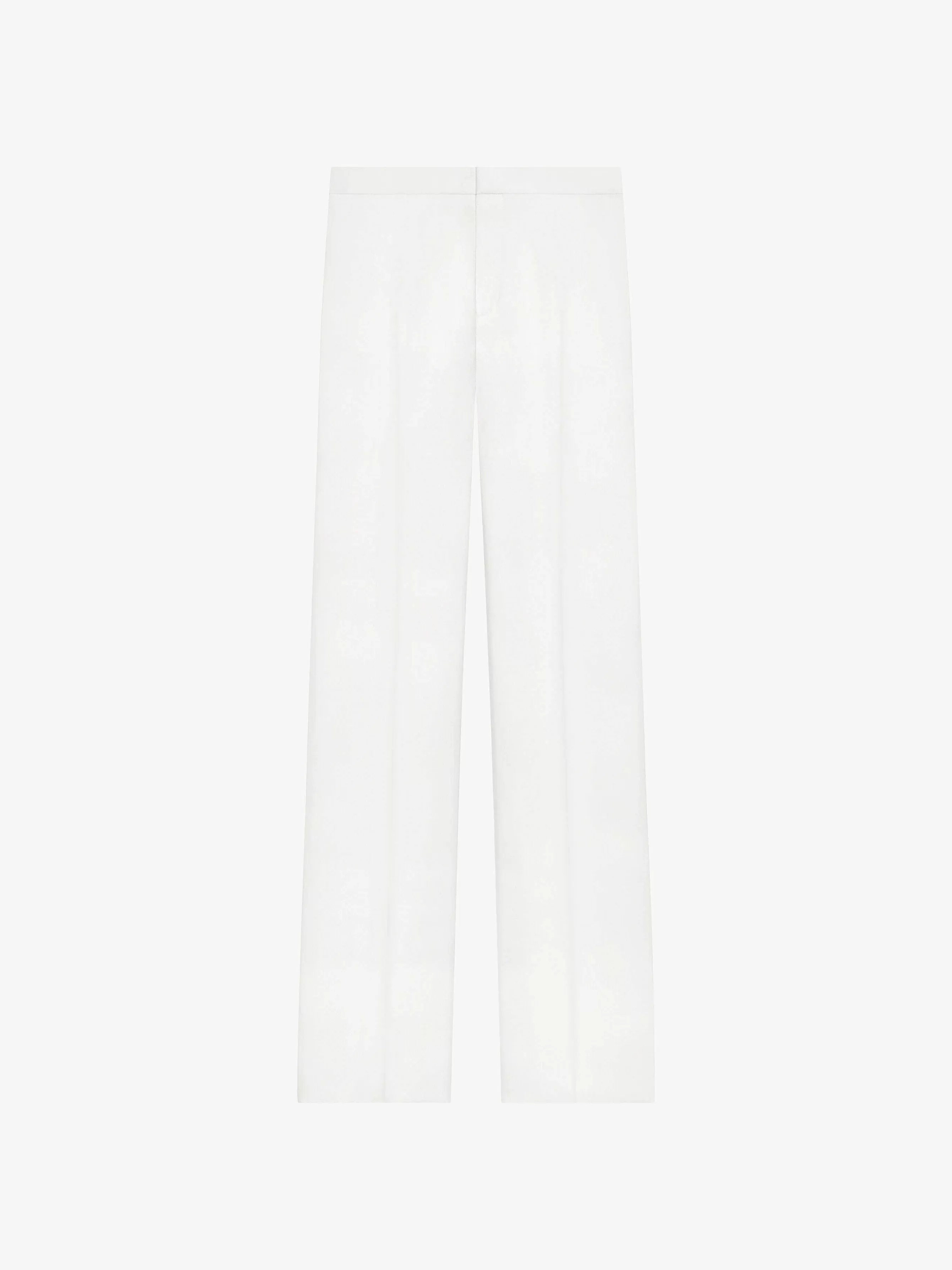 Givenchy Pantalon>Pantalon De Tailleur En Laine Et Mohair Blanc