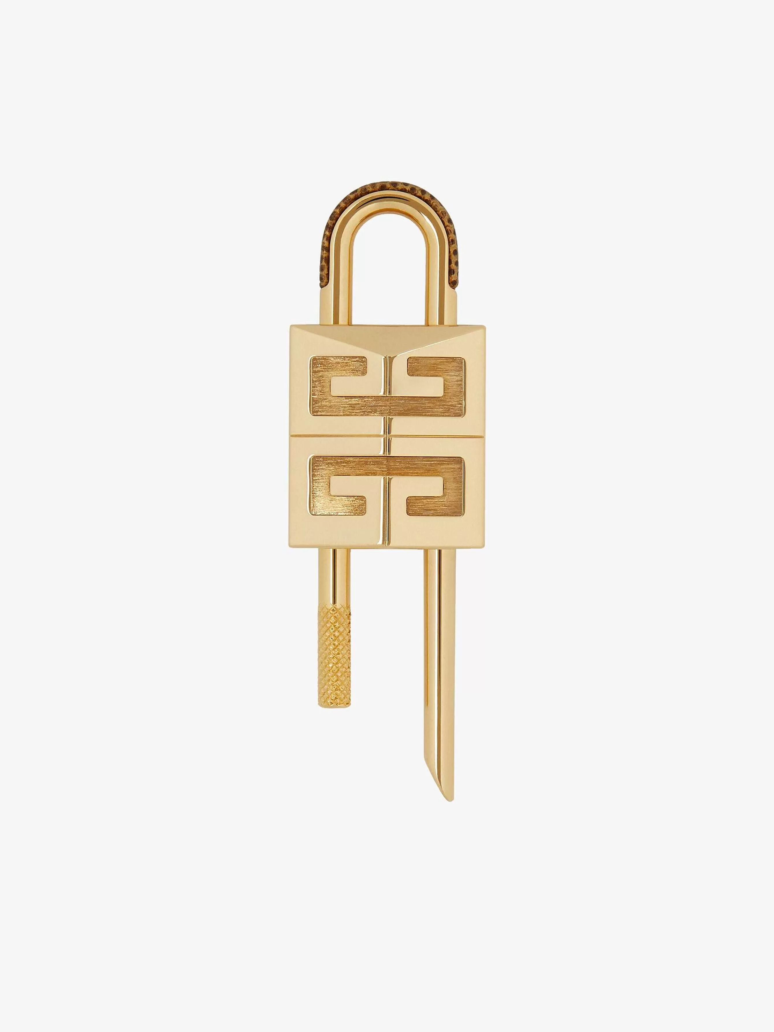 Givenchy Autres Accessoires>Petit Cadenas 4G En Metal Jaune Dore