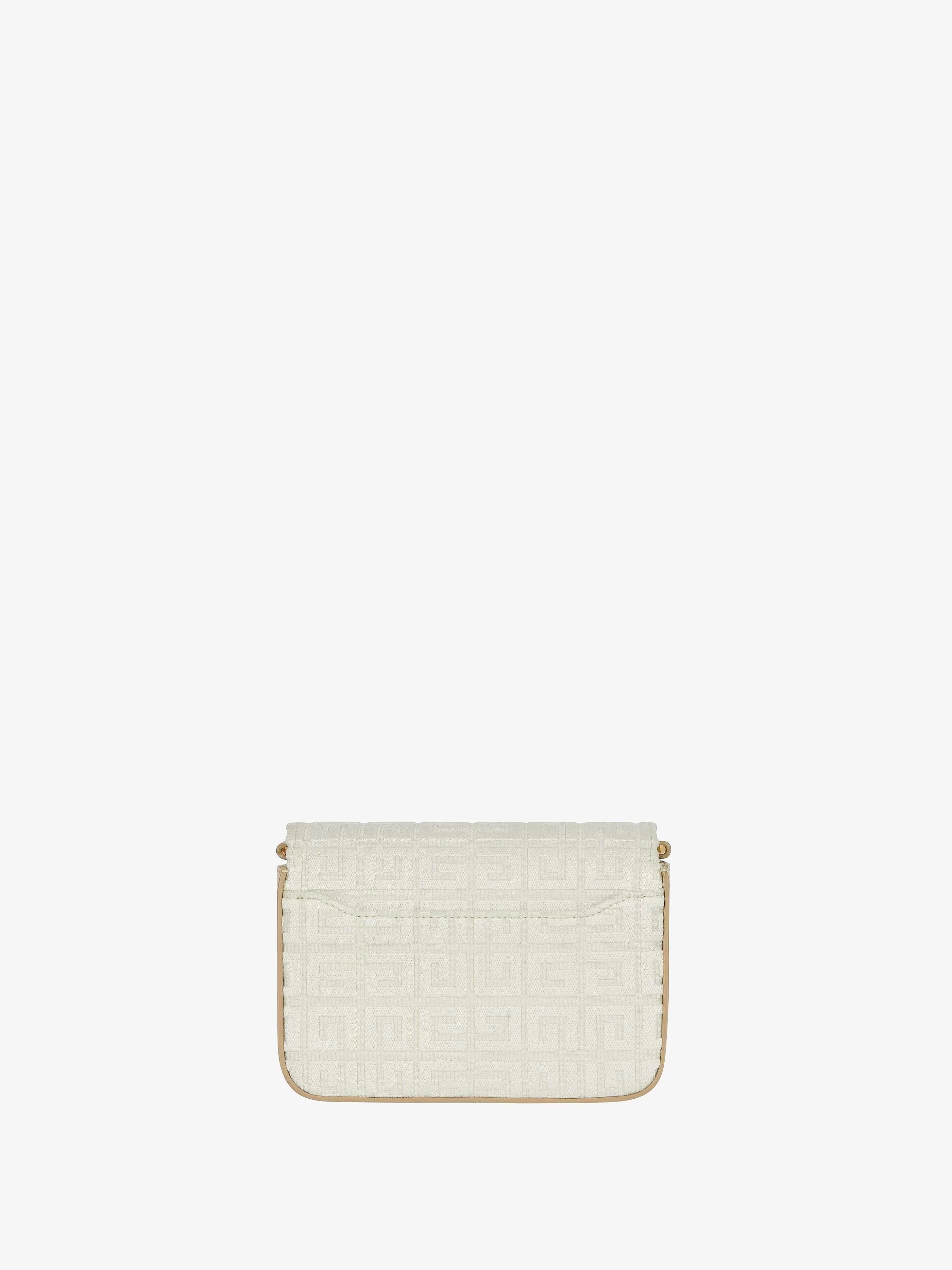 Givenchy 4G>Petit Sac 4G En Broderie 4G Avec Chaine Beige Naturel