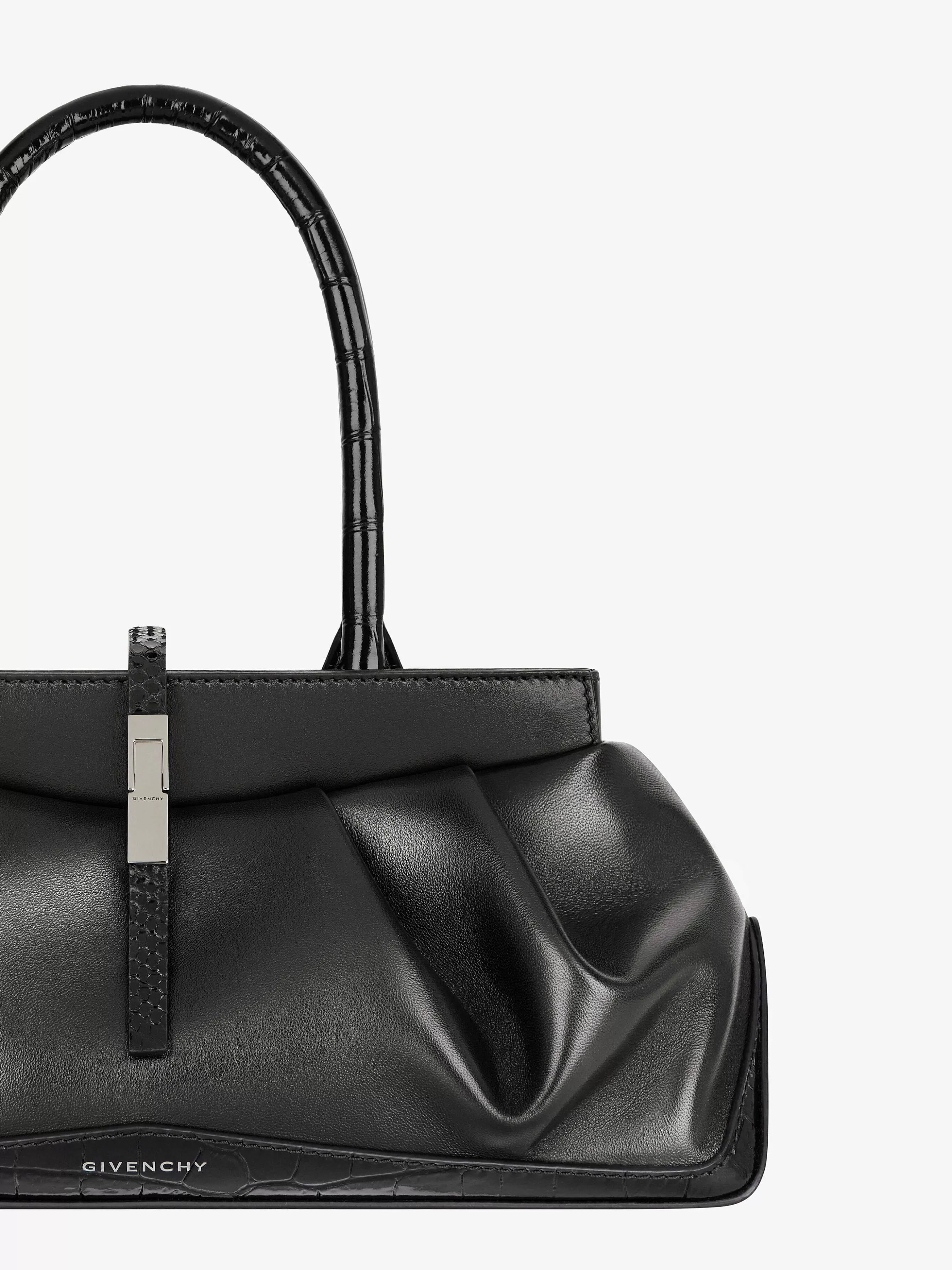 Givenchy Sacs Bandoulière>Petit Sac A Main En Cuir Noir