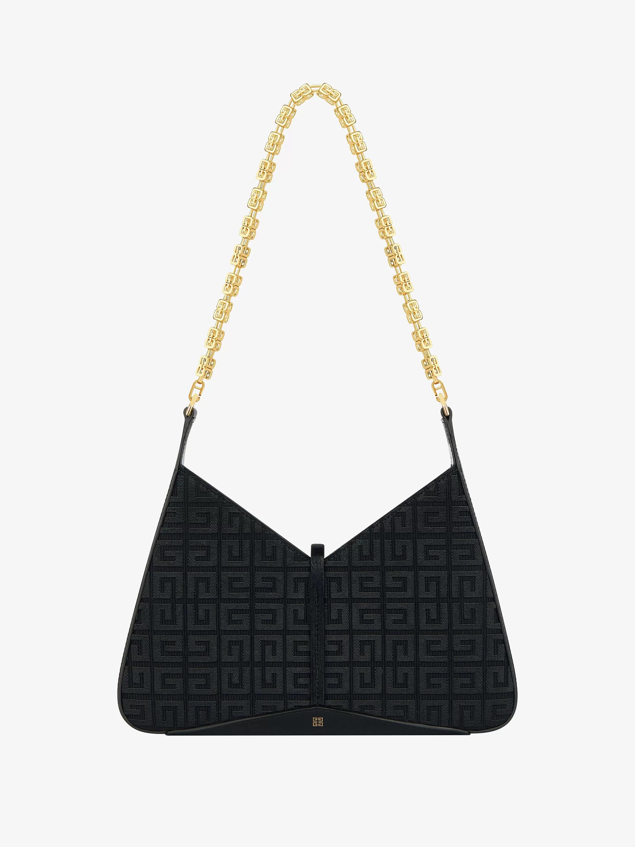 Givenchy Sacs Bandoulière>Petit Sac Decoupe En Broderie 4G Avec Chaine Noir