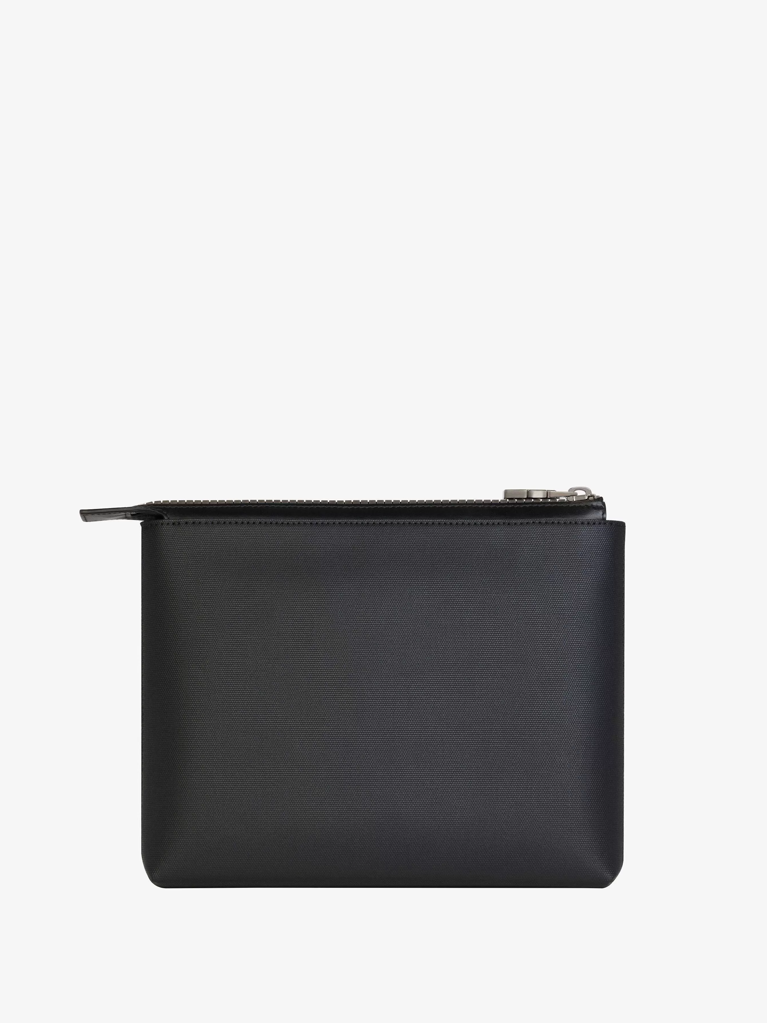 Givenchy Petite Maroquinerie>Pochette De Voyage En Toile Enduite Noir