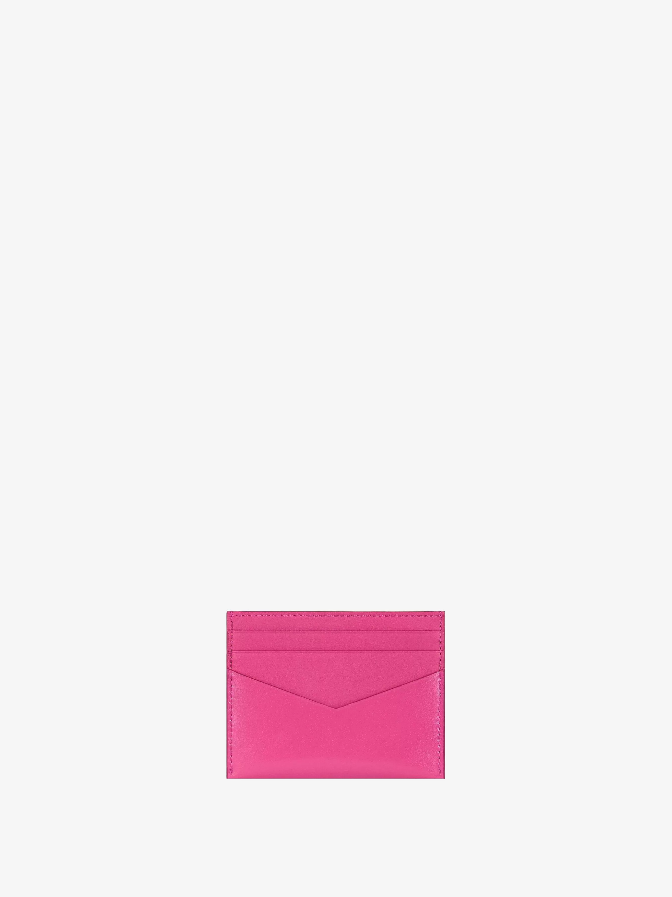 Givenchy Petite Maroquinerie>Porte-Cartes Antigona En Cuir Box Rose Neon