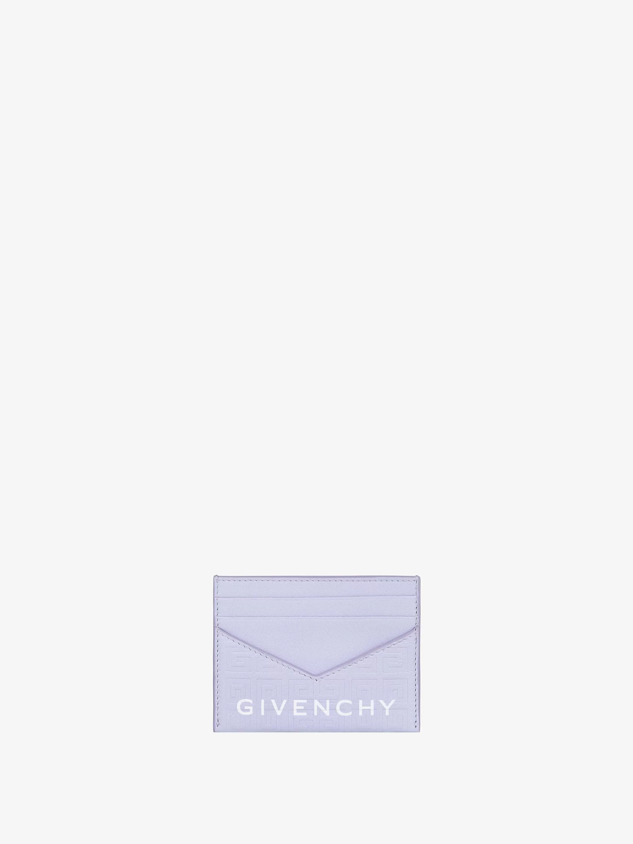 Givenchy Petite Maroquinerie>Porte-Cartes G-Cut En Cuir 4G Lavande