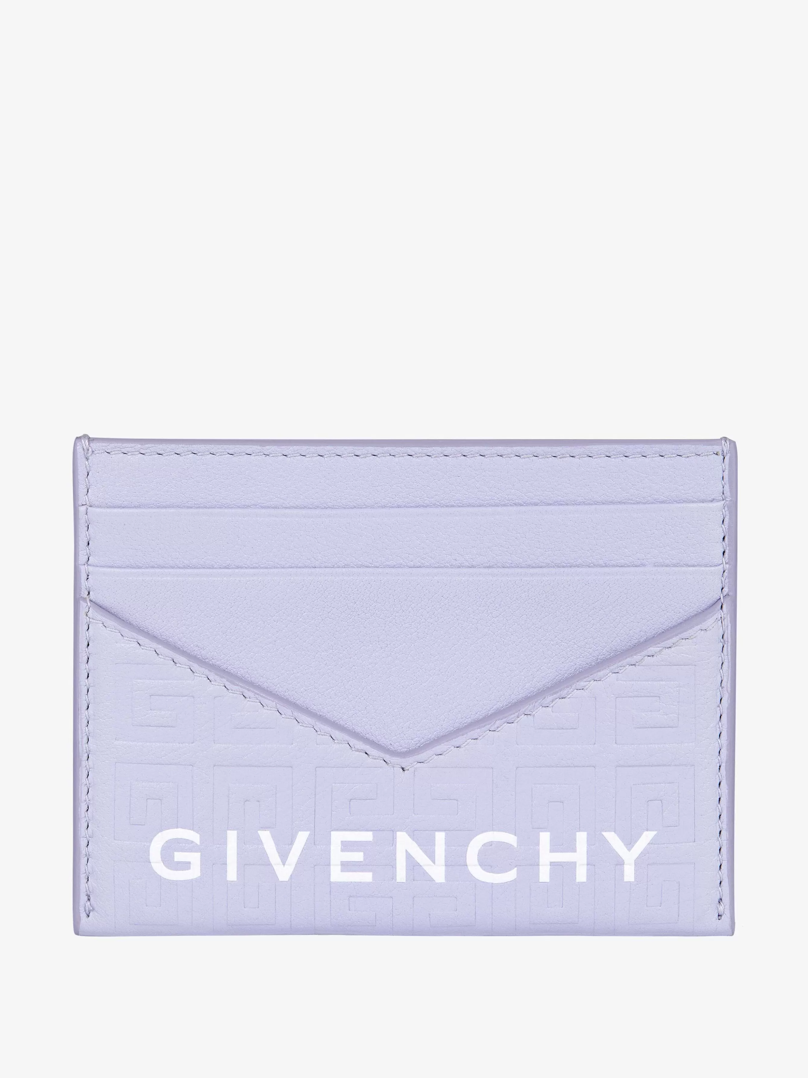 Givenchy Petite Maroquinerie>Porte-Cartes G-Cut En Cuir 4G Lavande