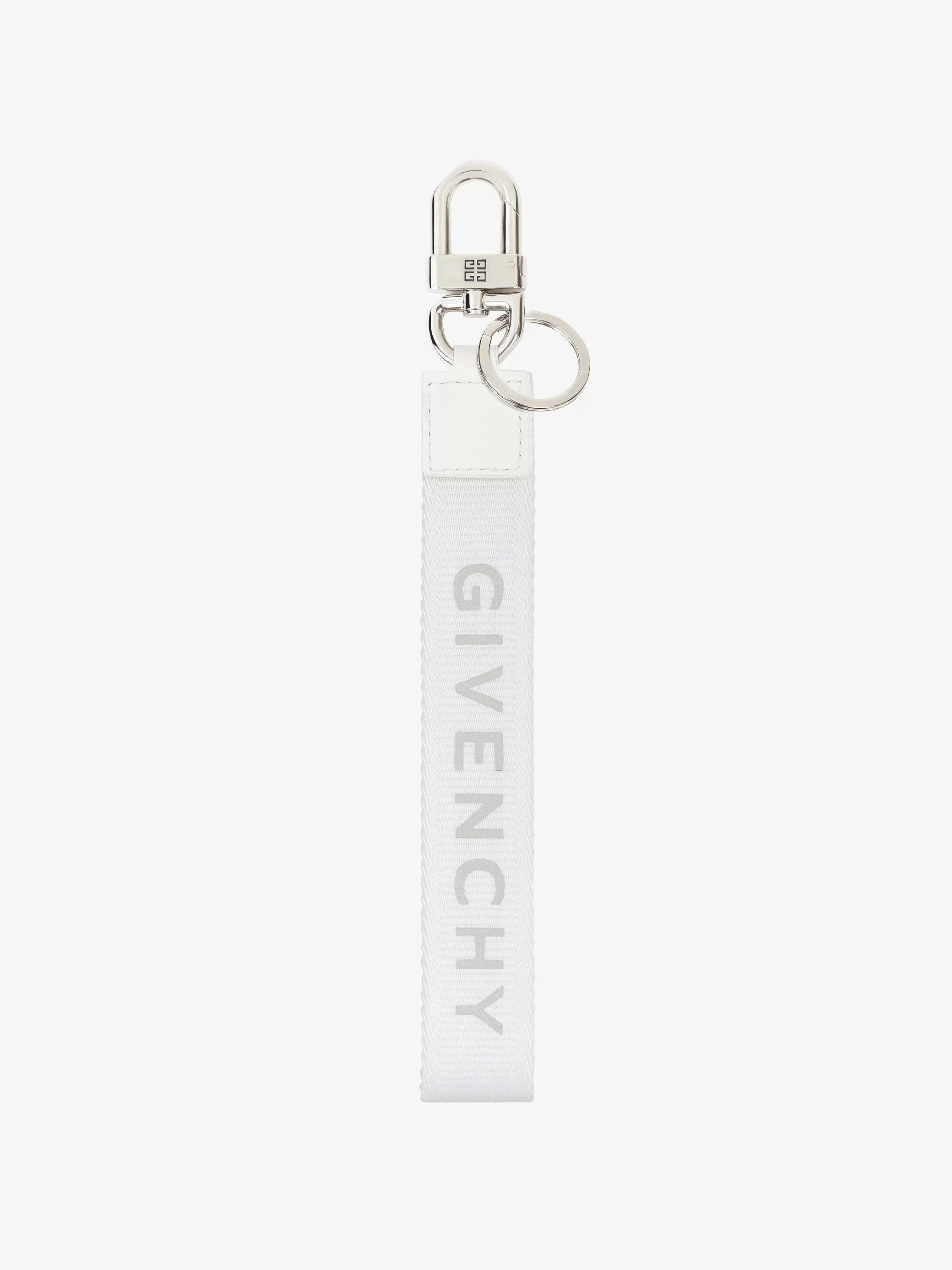 Givenchy Autres Accessoires>Porte-Cles Avec Dragonne En Sangle Gris Clair