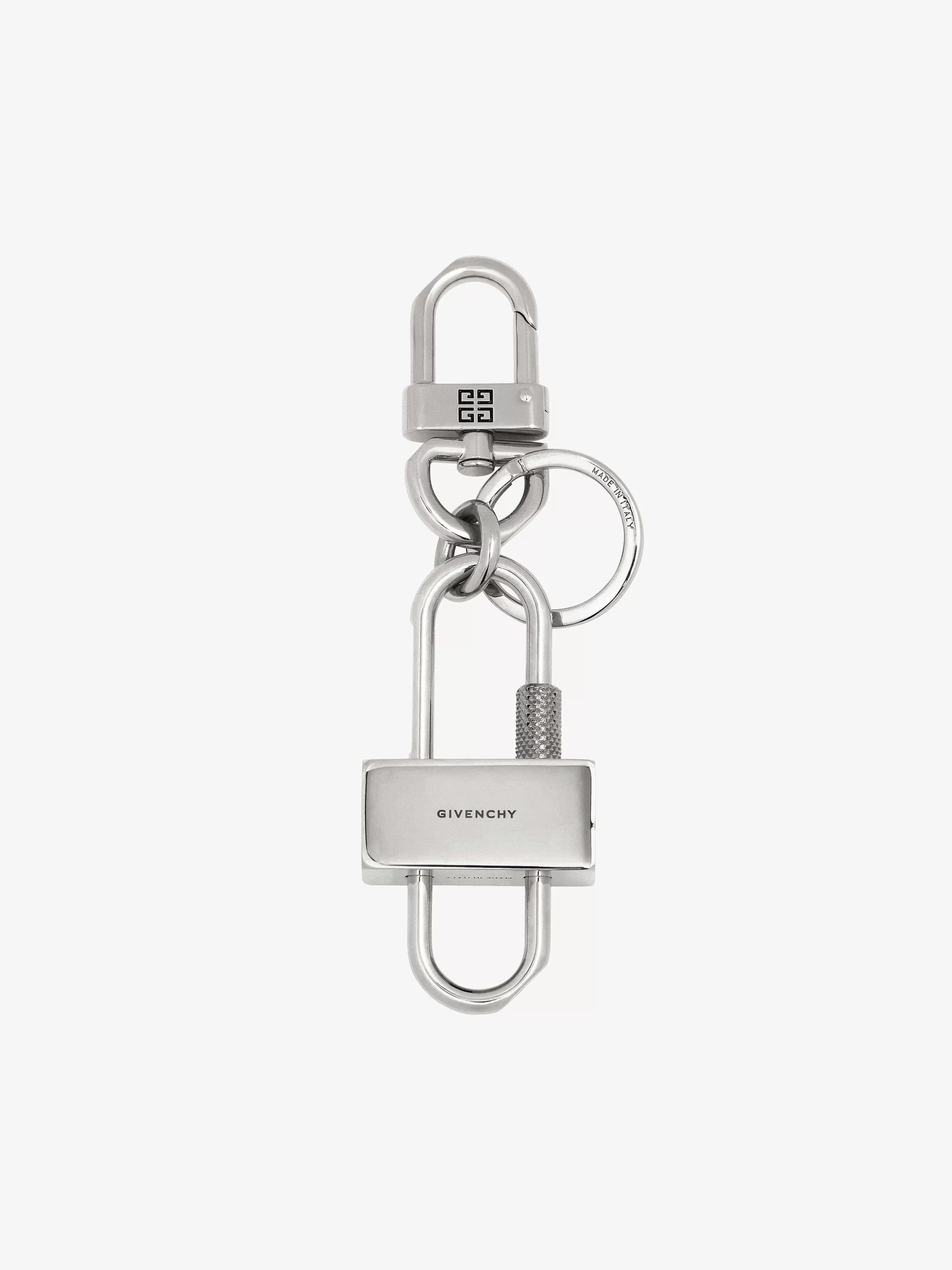 Givenchy Autres Accessoires>Porte-Cles Cadenas En Metal Argente