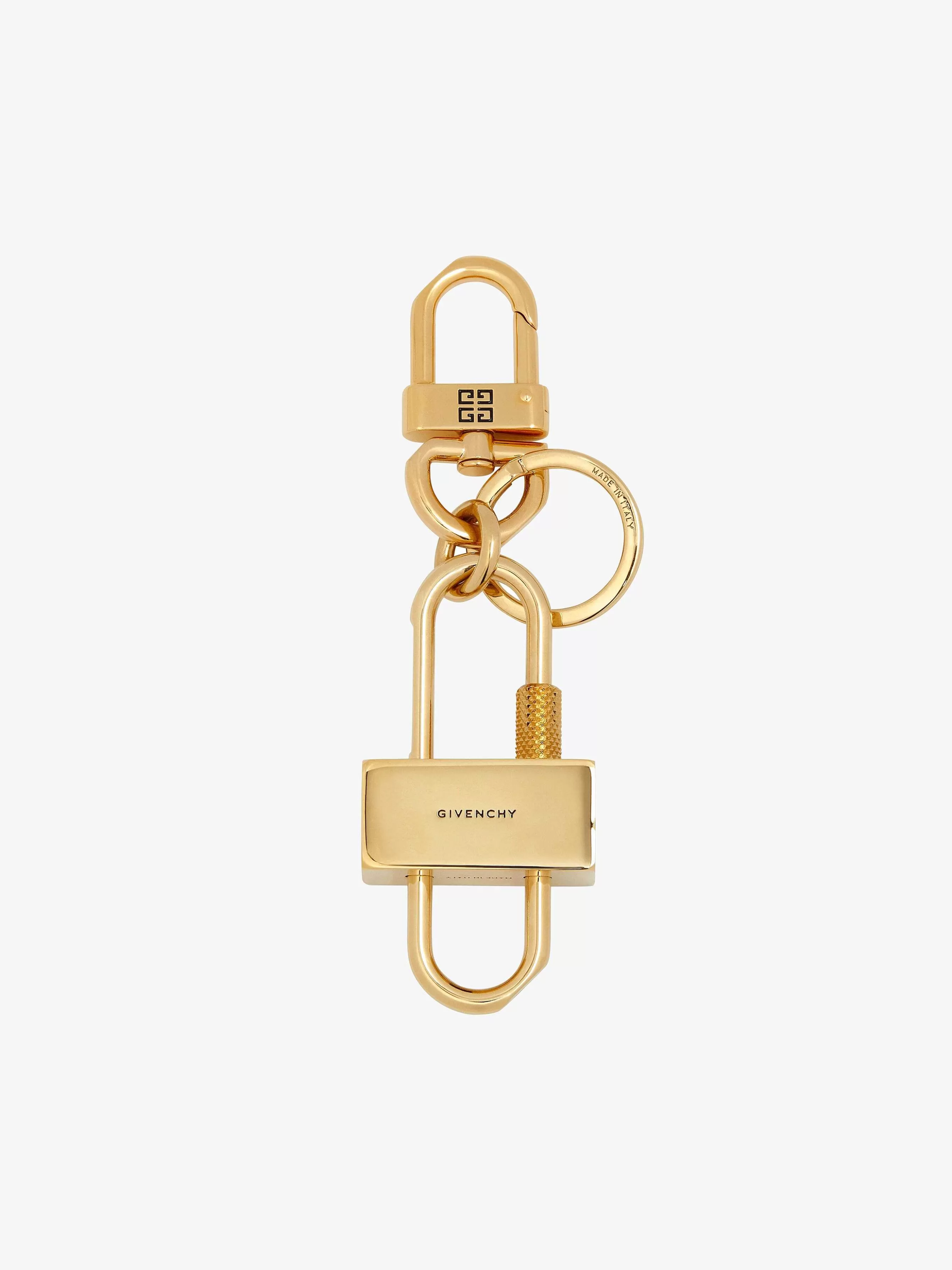 Givenchy Autres Accessoires>Porte-Cles Cadenas En Metal Jaune Dore