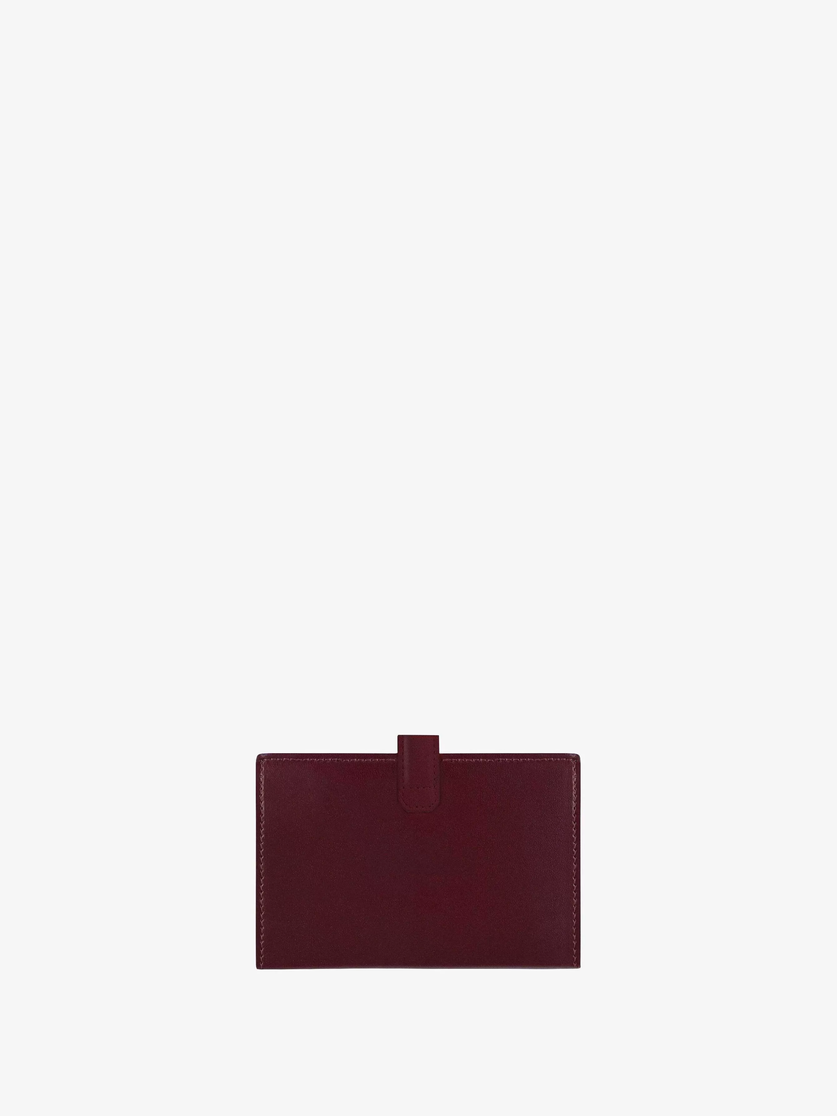 Givenchy Petite Maroquinerie>Portefeuille 4G En Cuir Box Rouge Sang De Boeuf